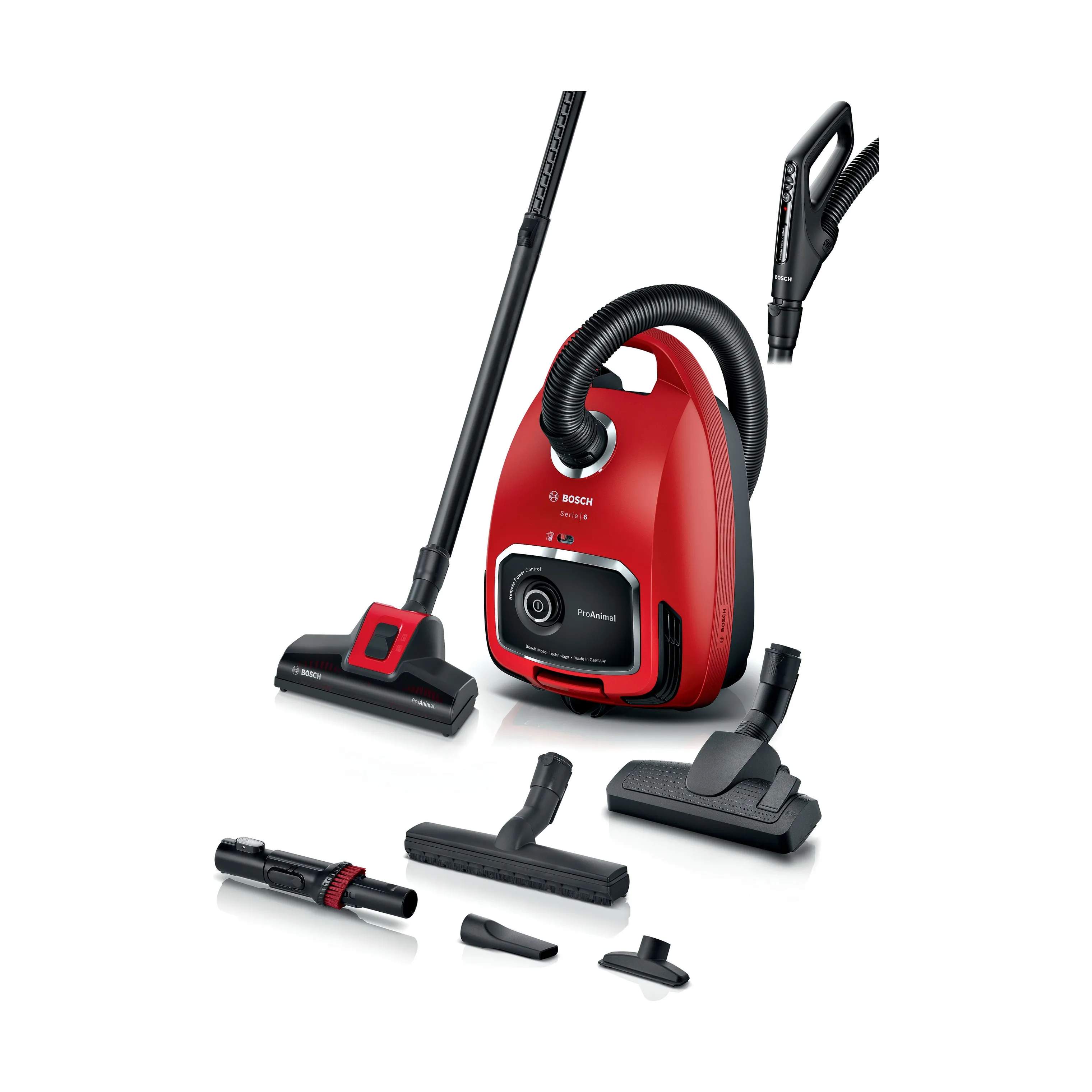 Bosch Støvsugere Støvsuger BGL6PET3 Serie 6 i Rød, 1