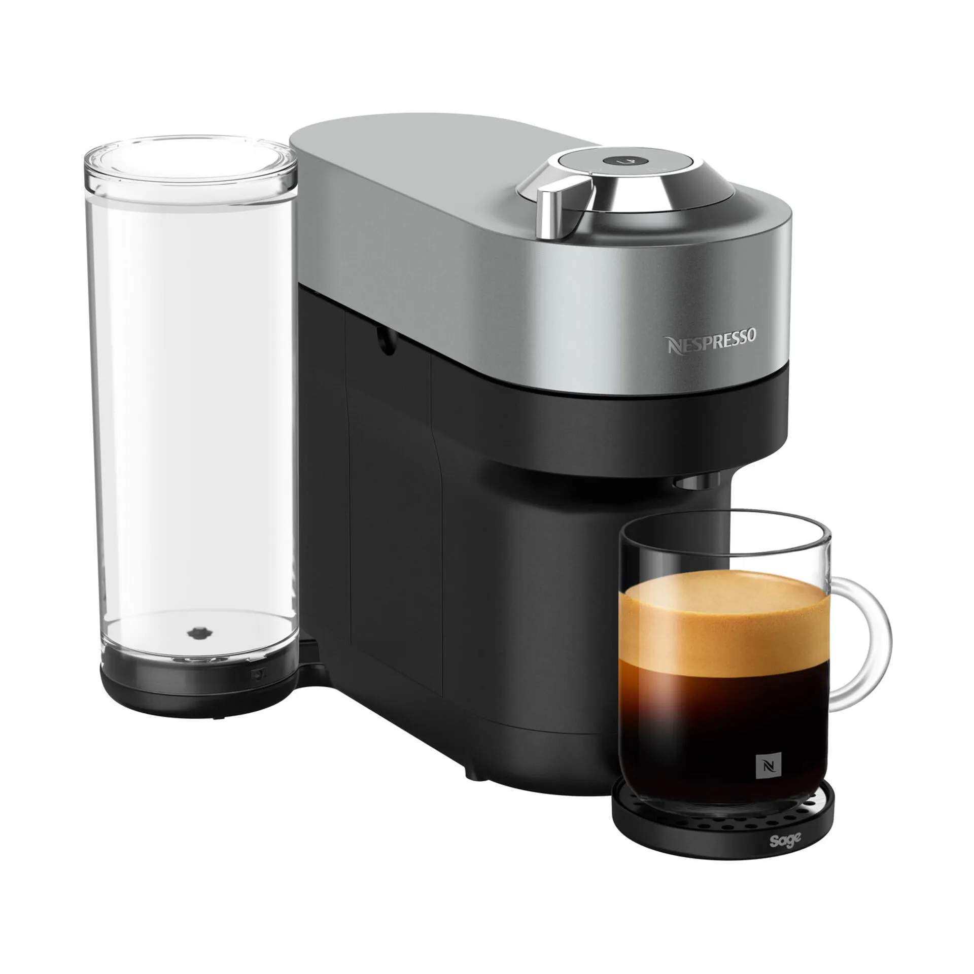 Sage Nespresso kapselmaskiner Vertuo Next SNV Kapsel Kaffemaskine i Light Grey, 2
