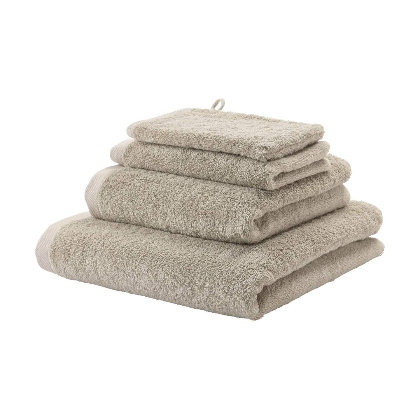 Aquanova Håndklæder London Badehåndklæde i Beige, B100 x L150 cm, 2