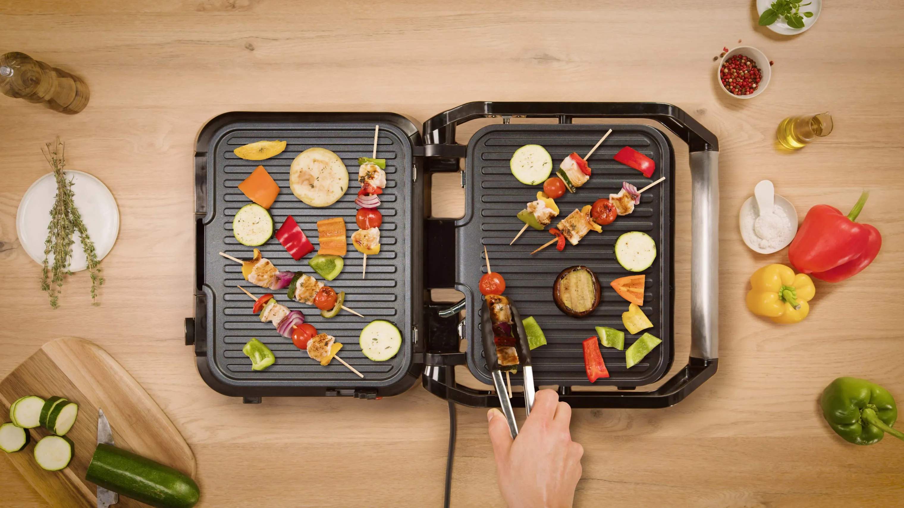 OBH Nordica Bordgrill SuperGrill Bordgrill i Sort, 5