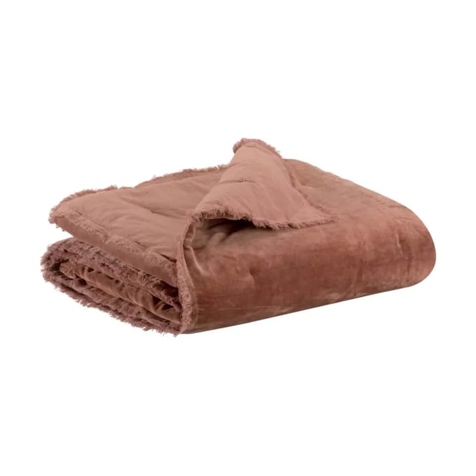 Fara Plaid, rose, large