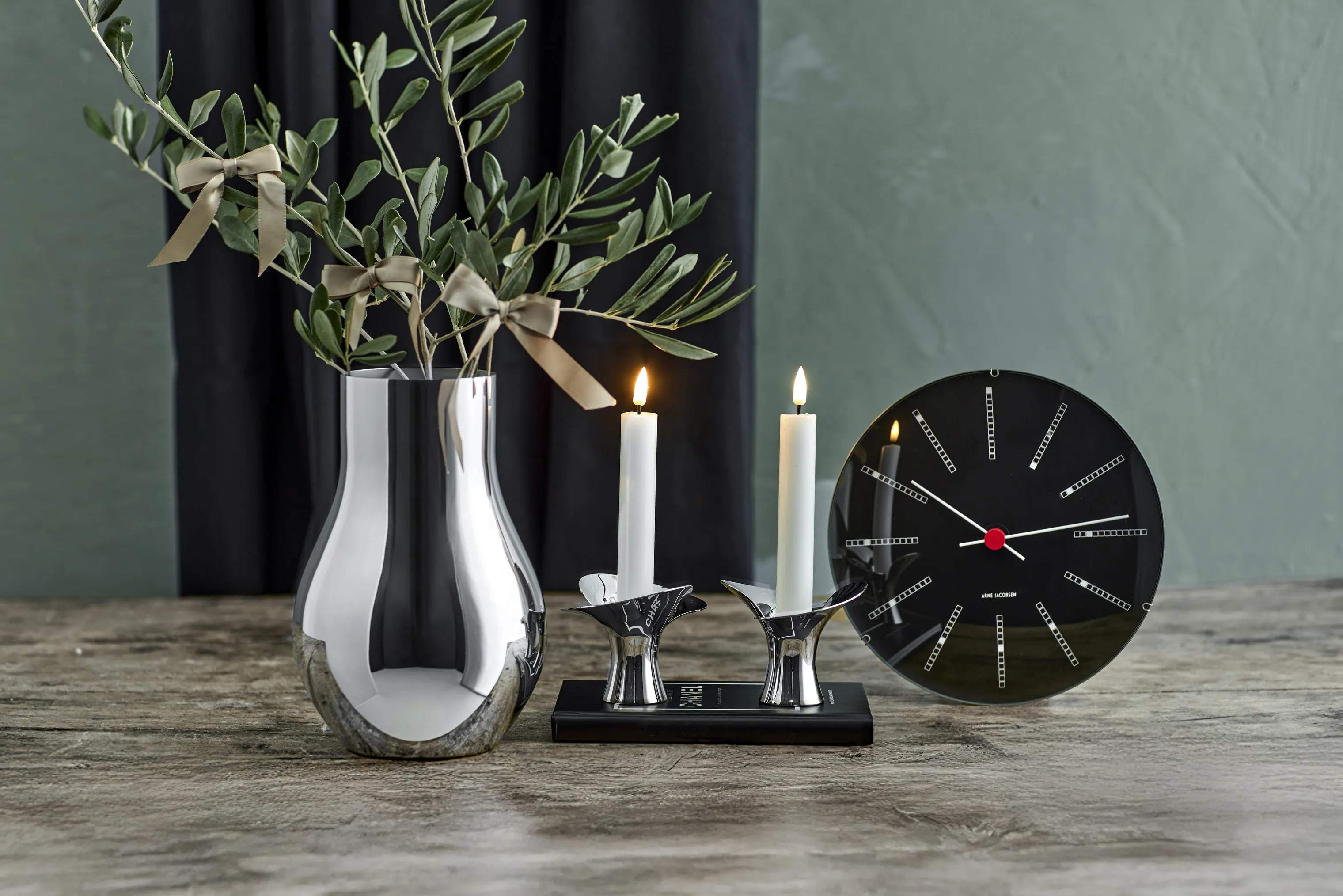 Georg Jensen Kronelysestage Bloom Lysestage - 2 stk. i Sølv, 2