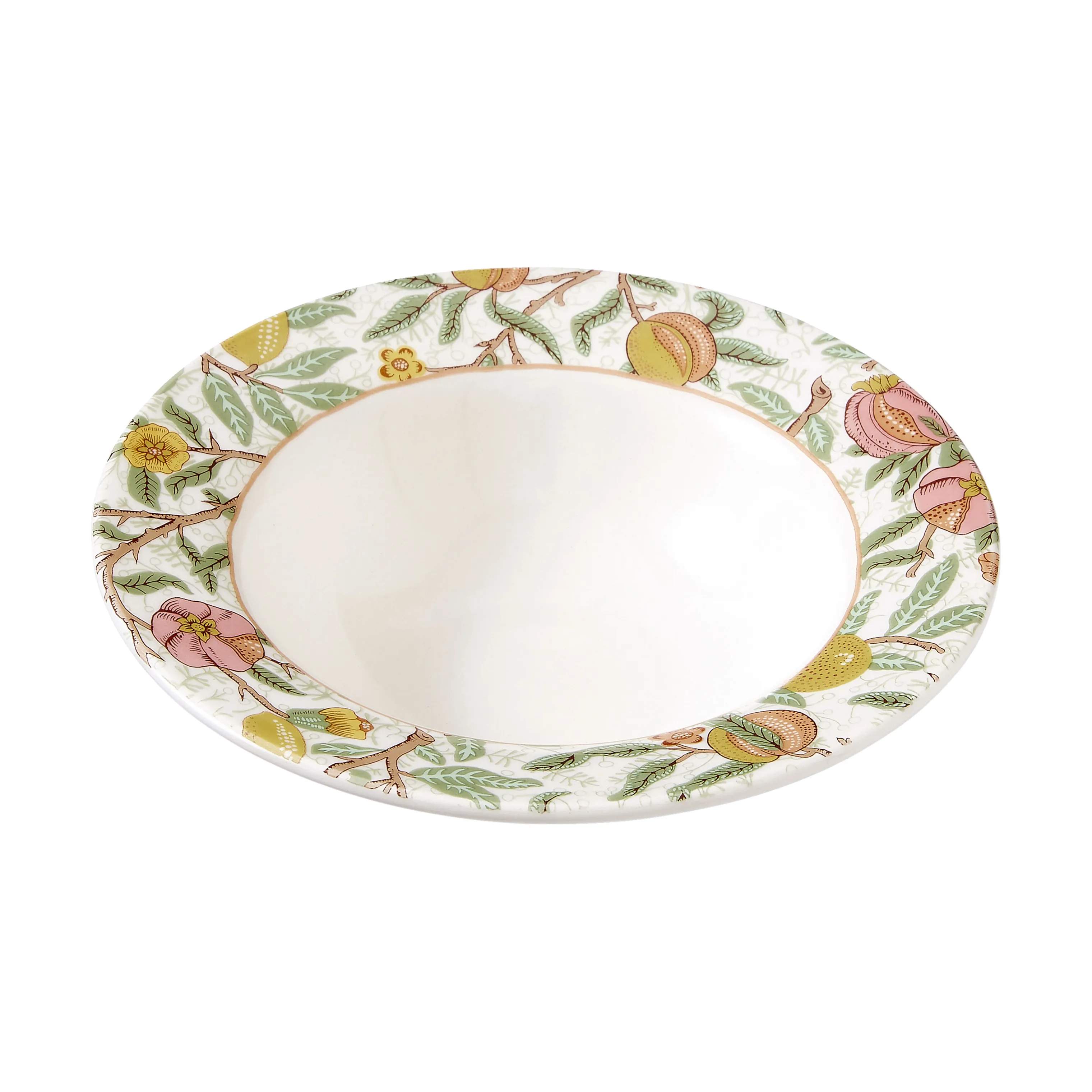 Spode Dybe tallerkener Morris & Co Skål i Lyserød/Grøn/gul/orange, 1