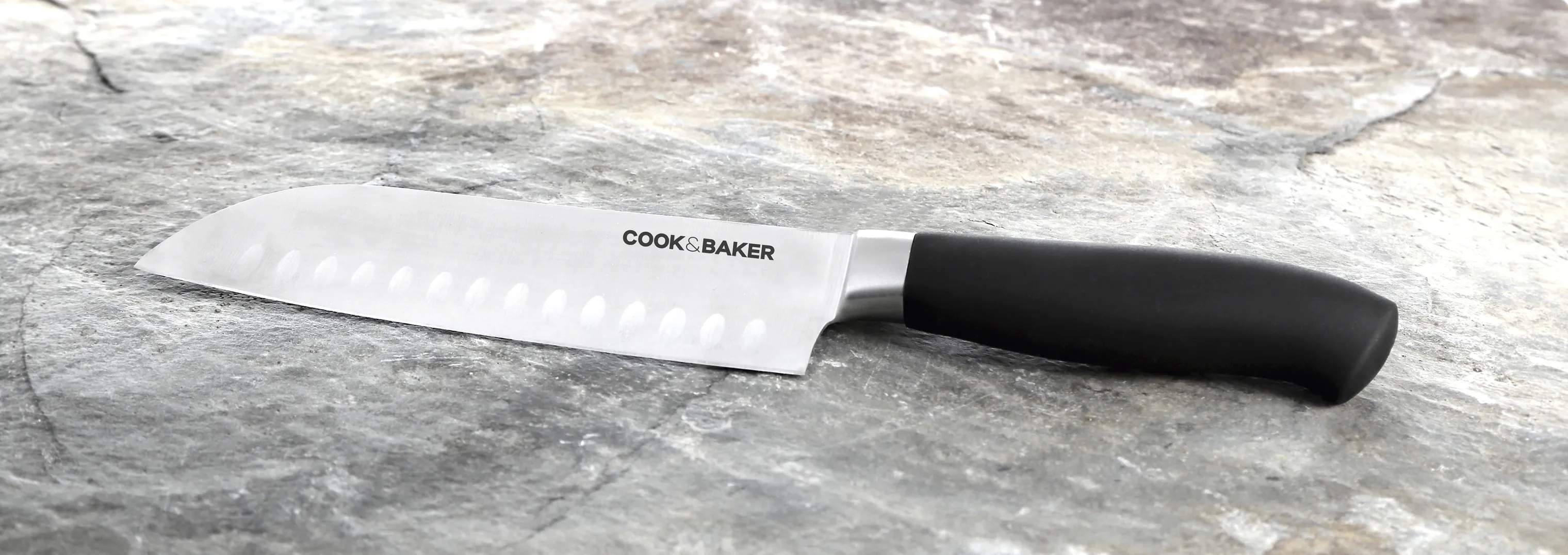 Cook & Baker Santokuknive Santokukniv i Sort/stål, 2