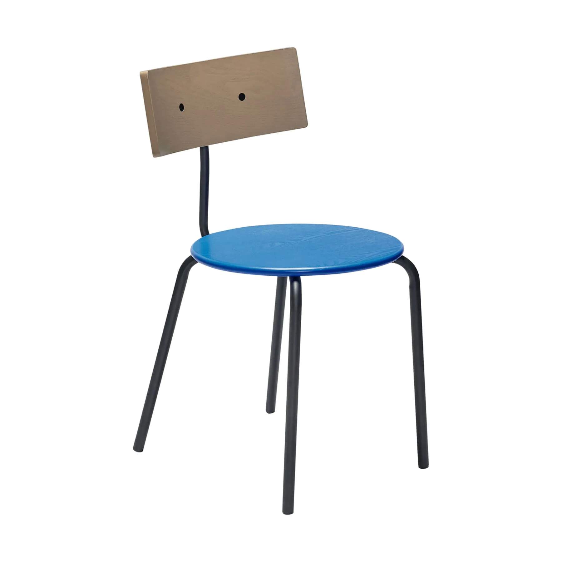 Hübsch Spisebordsstole Koi Spisebordsstol - 2 stk. i Sort/Blå/Brun, 1