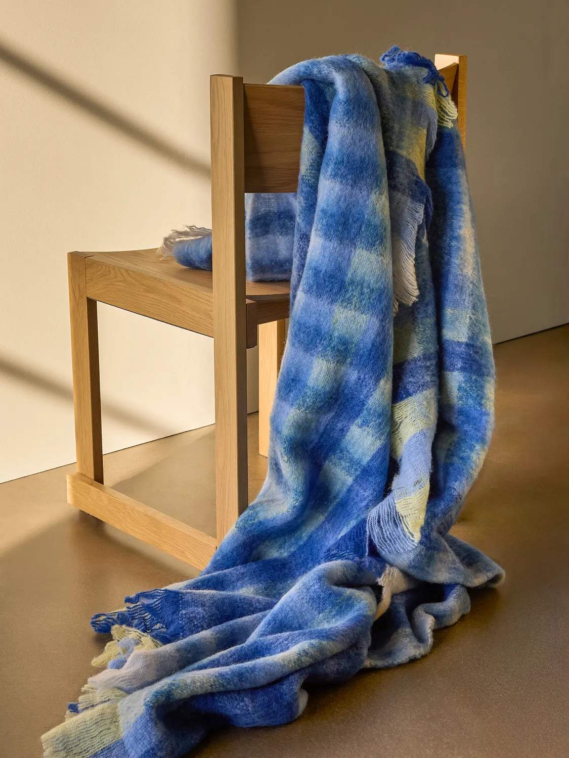 Hübsch Plaider Loom Plaid i Blå, 4