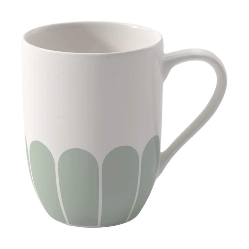 Fleur Vert Krus, white;green, large