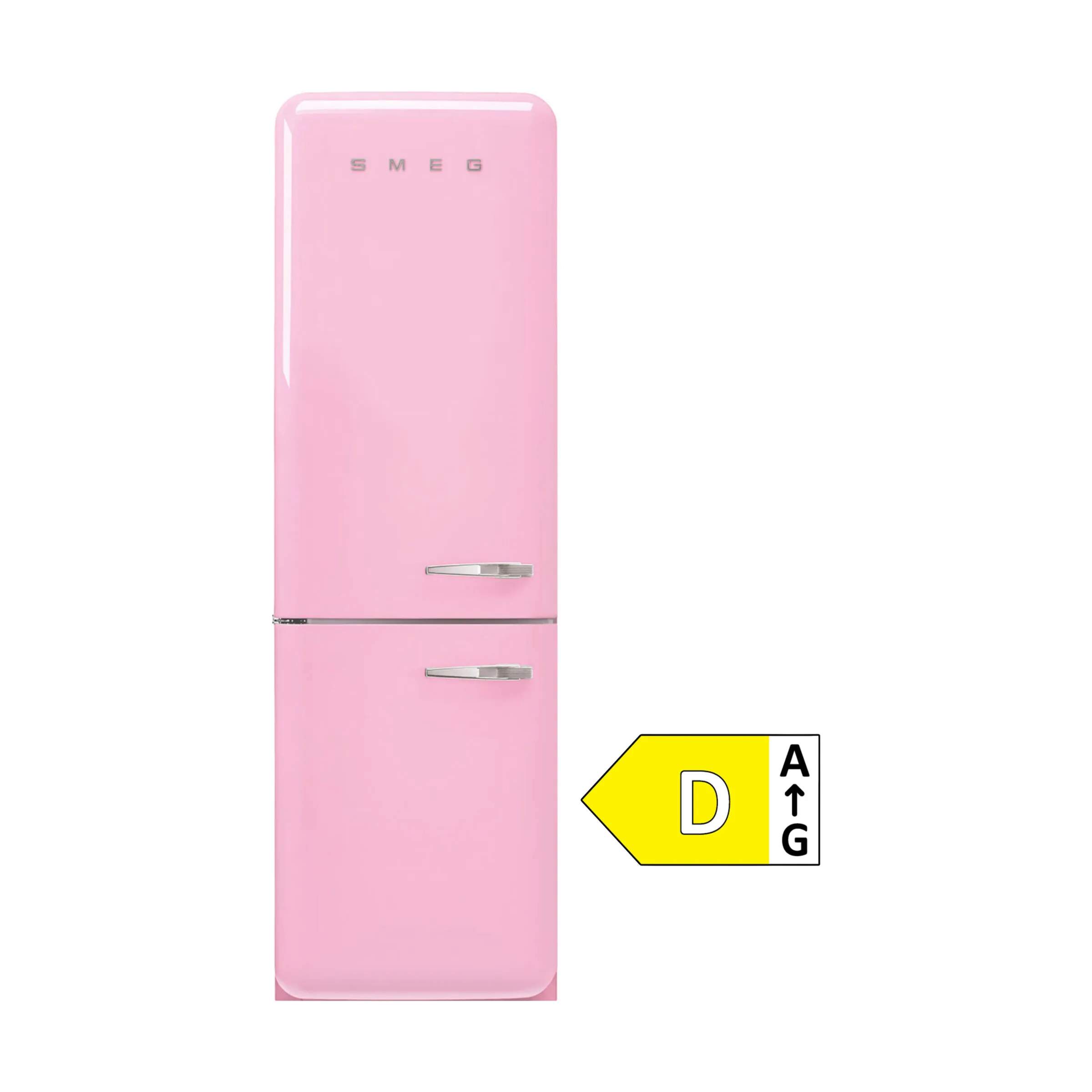 Smeg Køleskabe 50's Style Kølefryseskab i Pink, 1