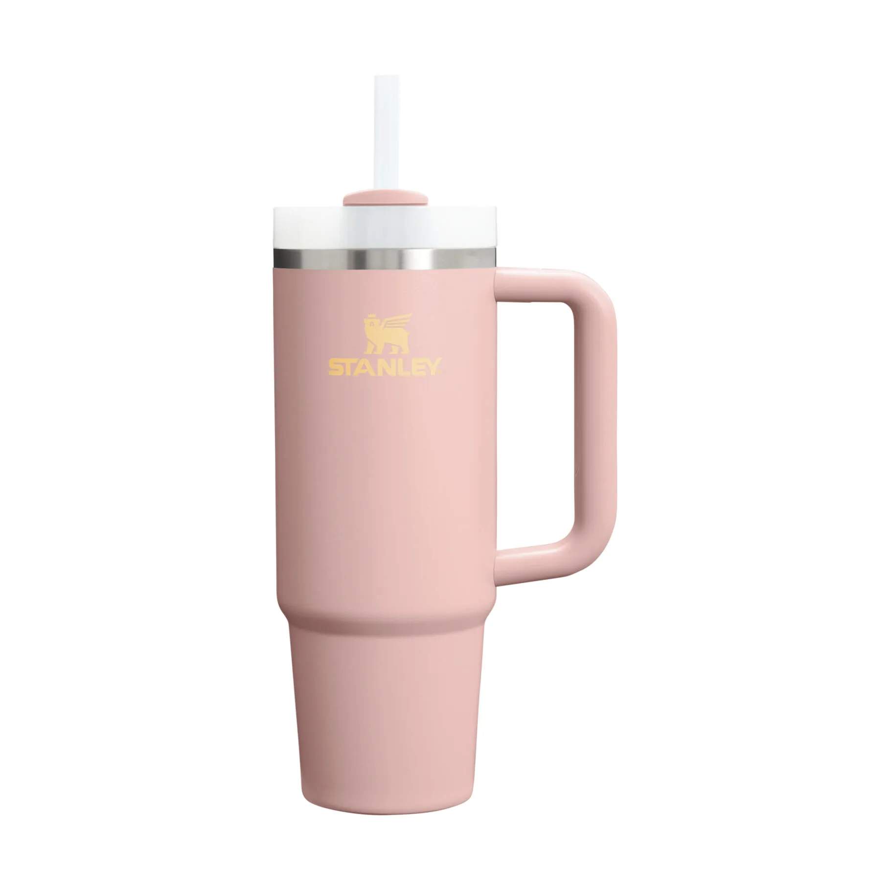 Stanley To go kopper The Quencher H2.0 Flowstate Tumbler i Peach rose/yellow, 0.89 L, 1
