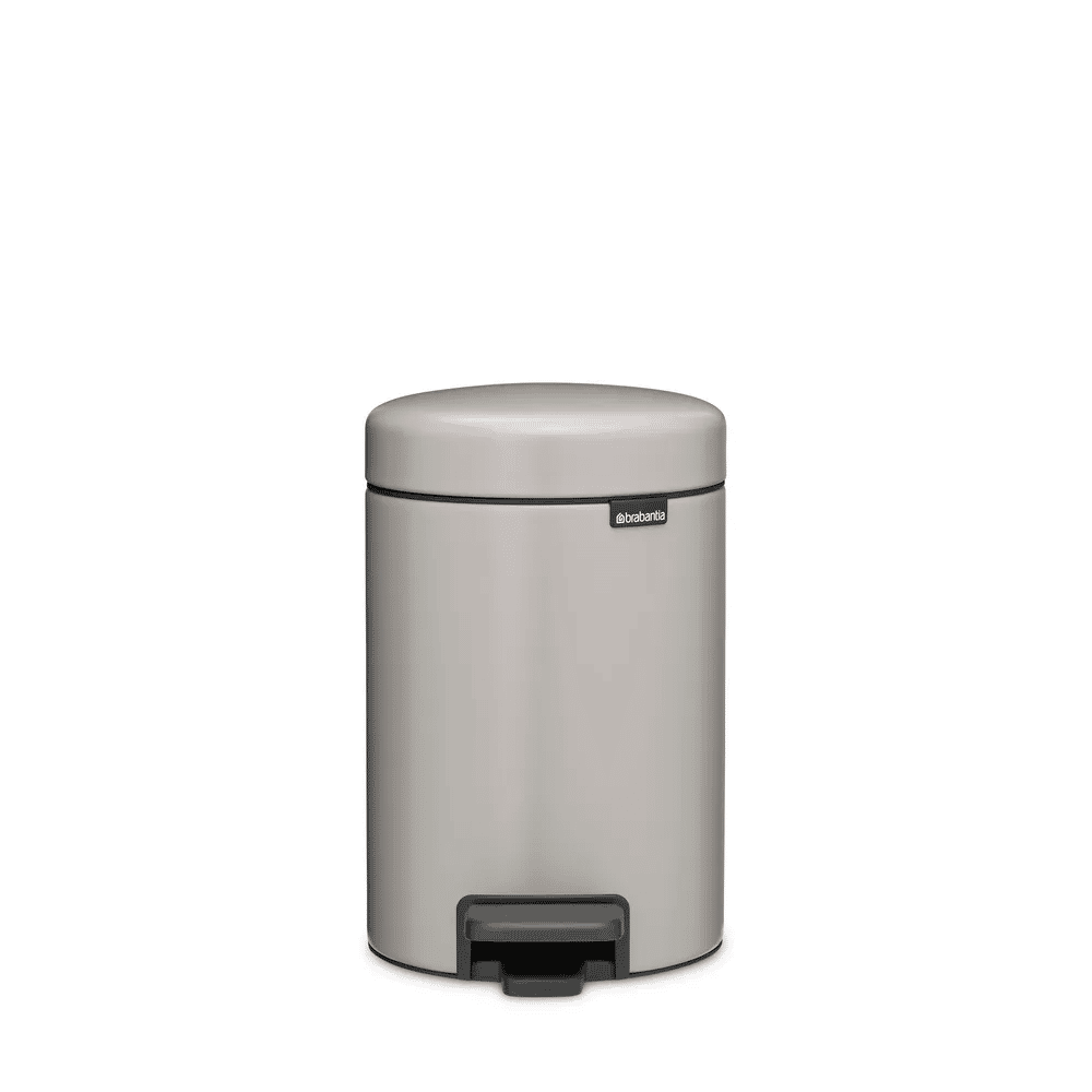 Brabantia Toiletspande NewIcon Pedalspand i Soft Grey, 3 L, 1