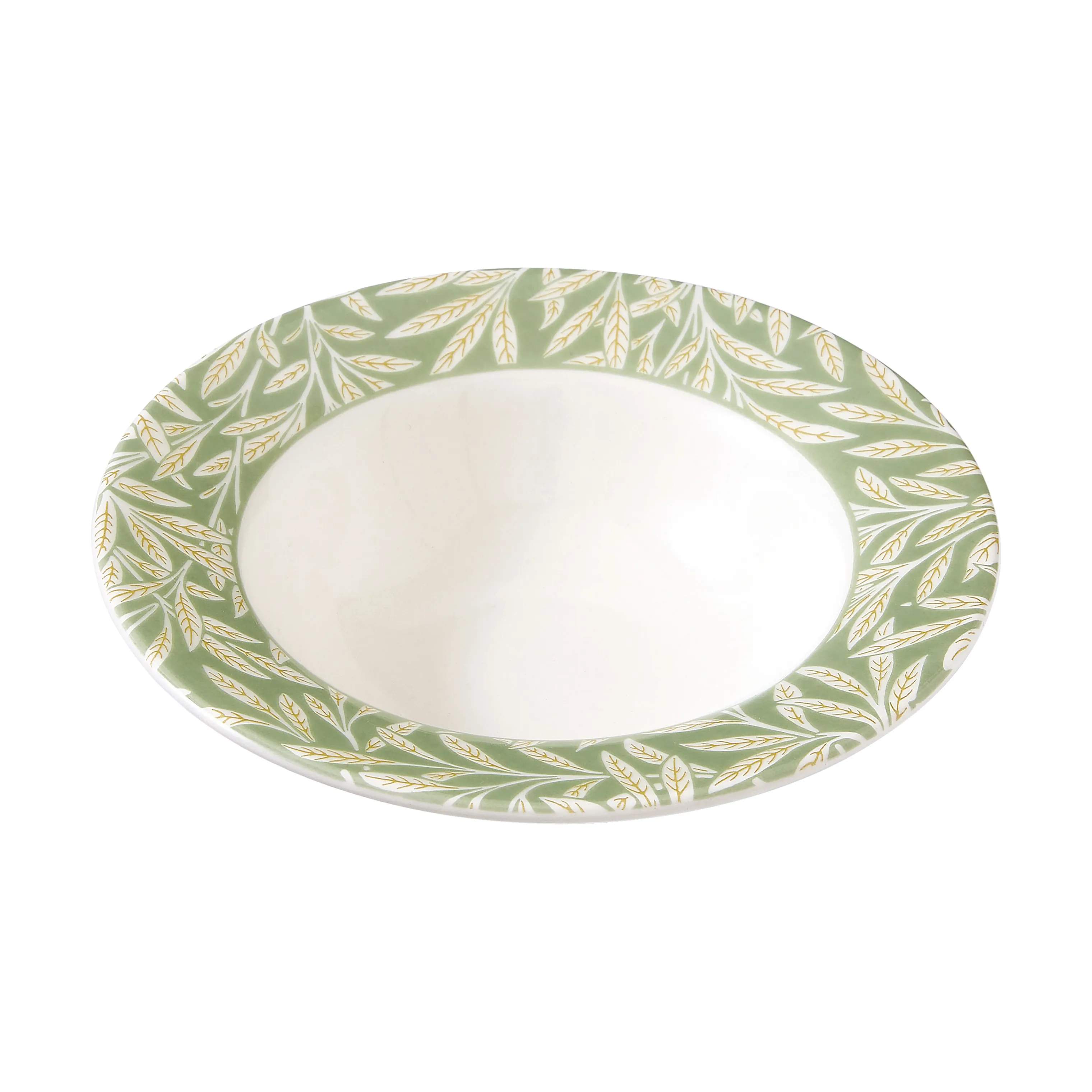 Spode Dybe tallerkener Morris & Co Skål i Grøn/hvid/orange, 1
