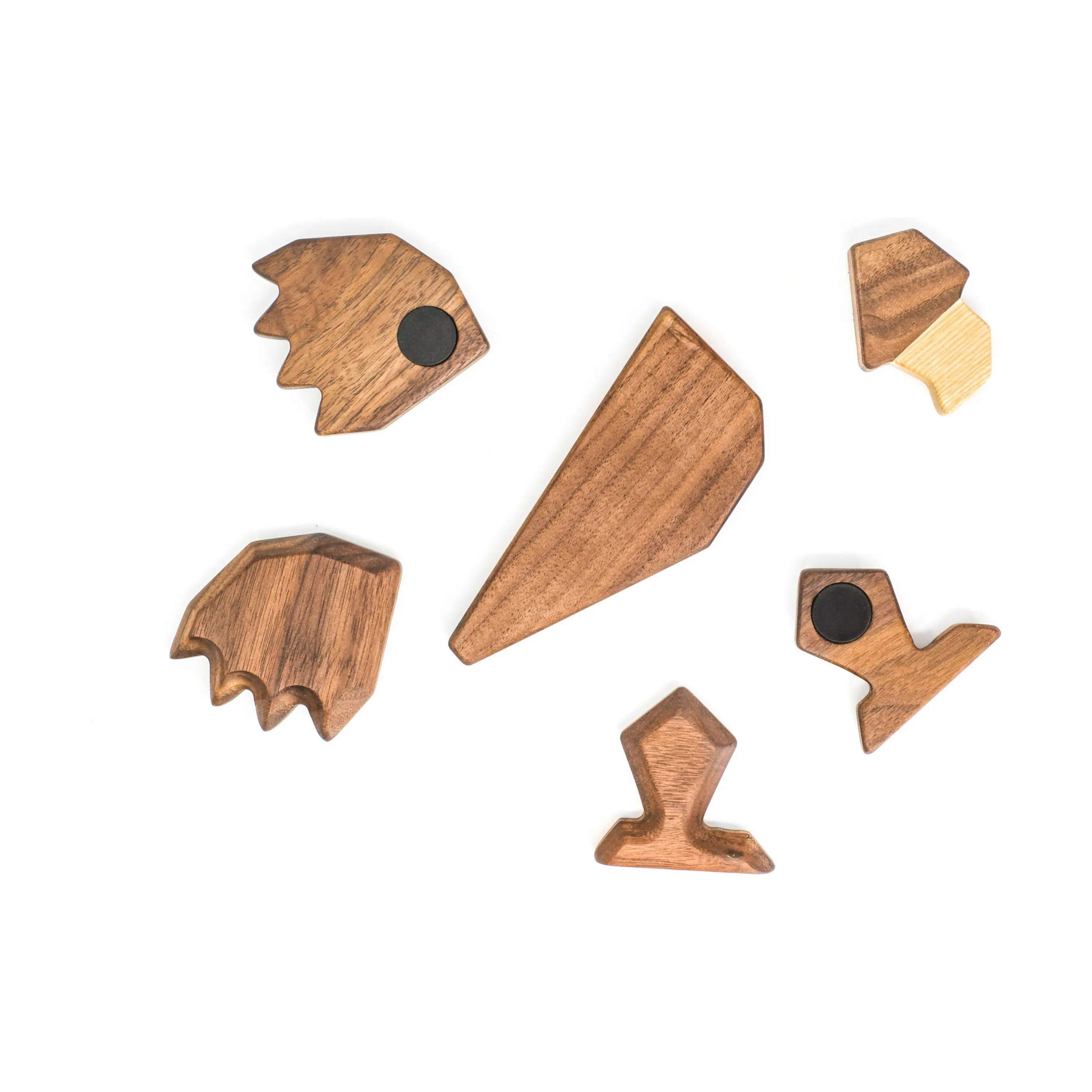 FableWood Dyrefigurer Papegøje i Træ, 3