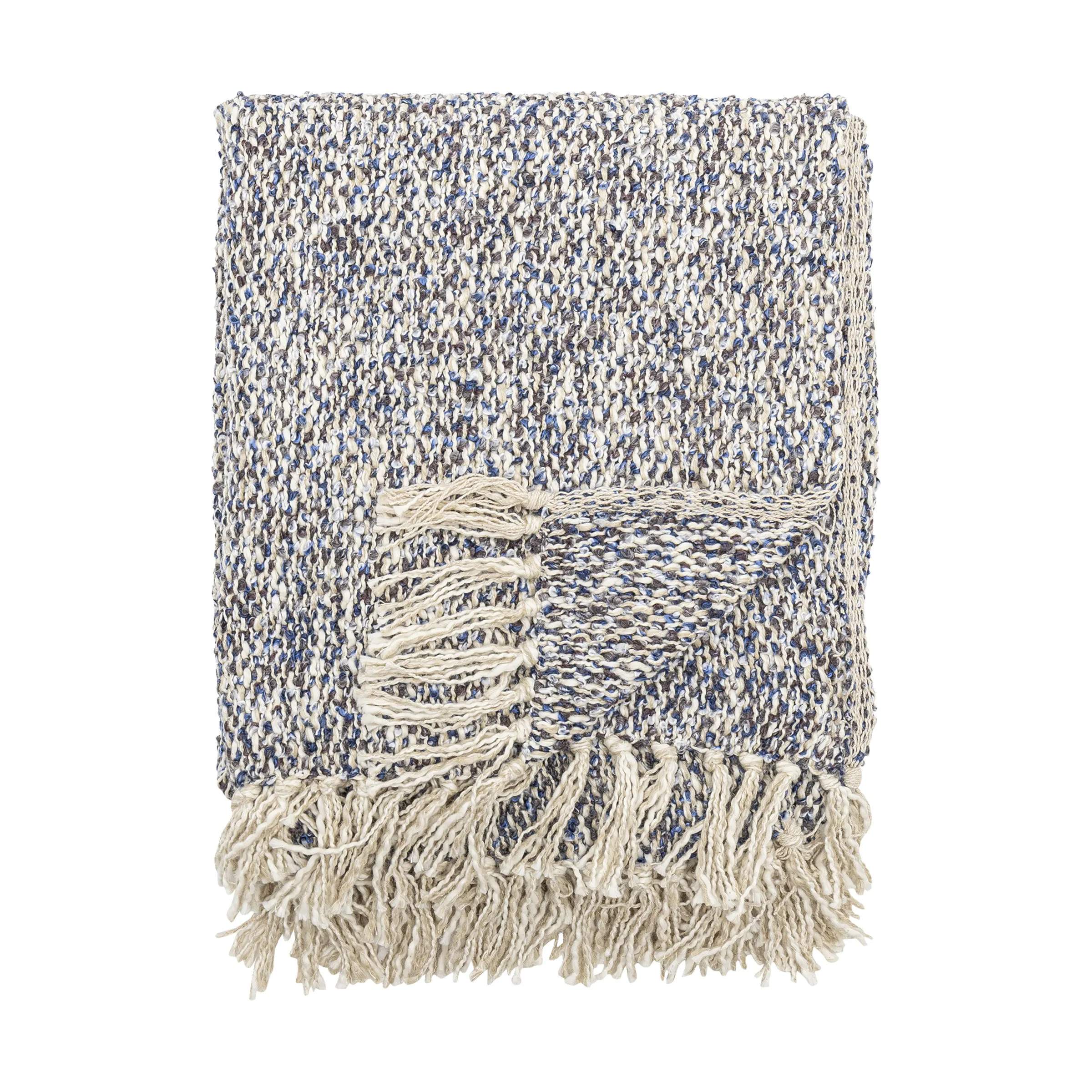 Creative Collection Plaider Ocean Plaid i Blå, 1