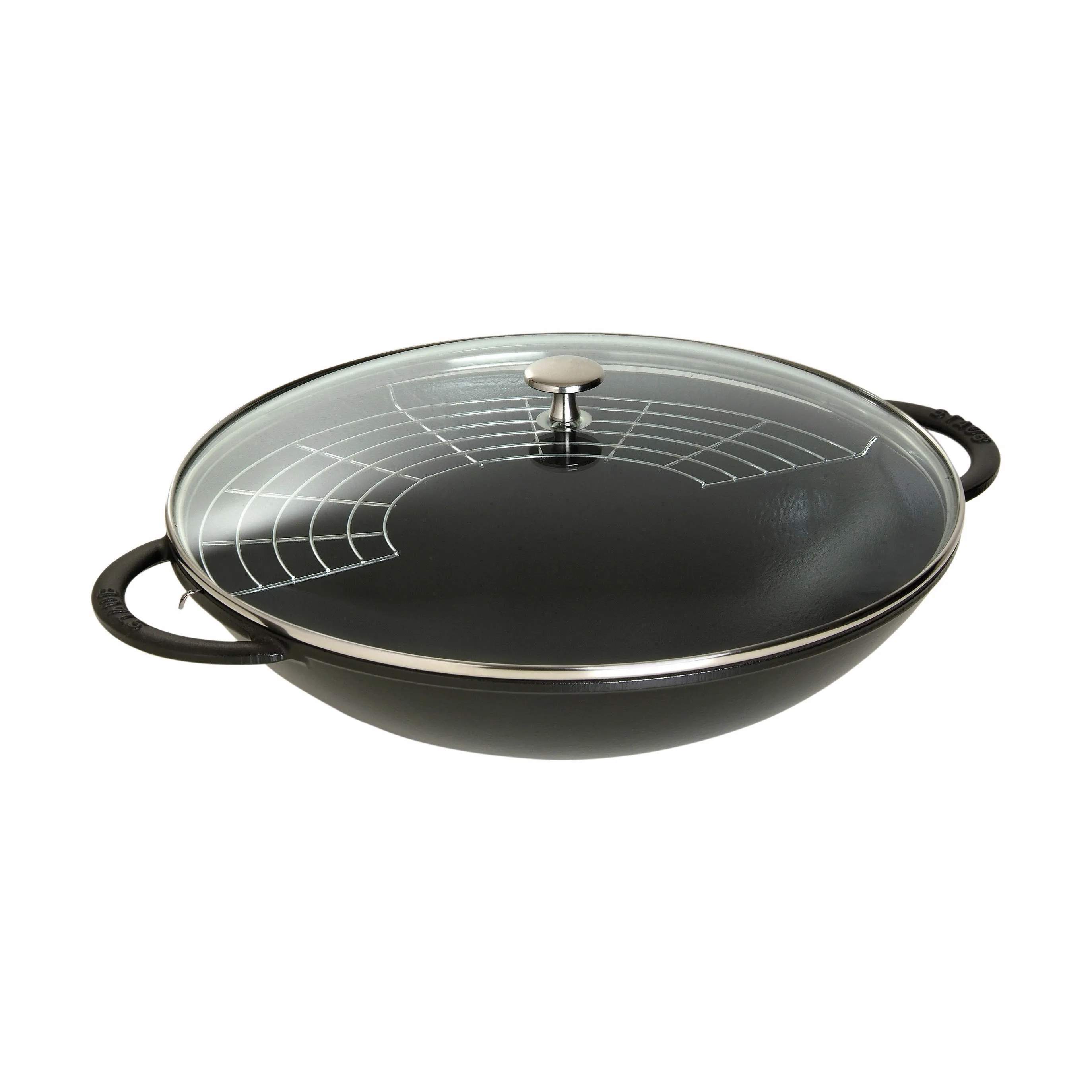 Staub wokpander Wok m. glaslåg