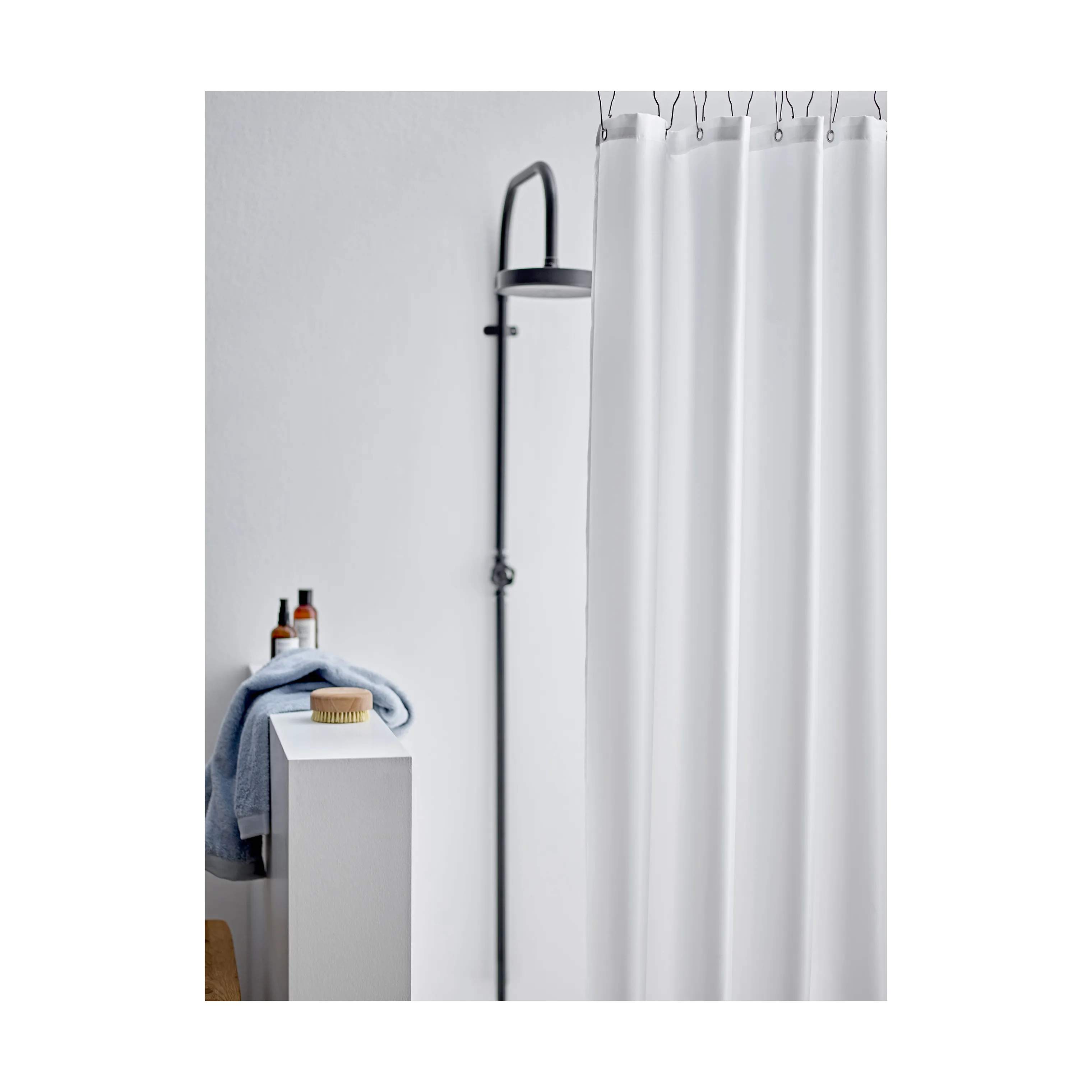 Södahl Badeforhæng Comfort Badeforhæng i Hvid, B180 x L200 cm, 2