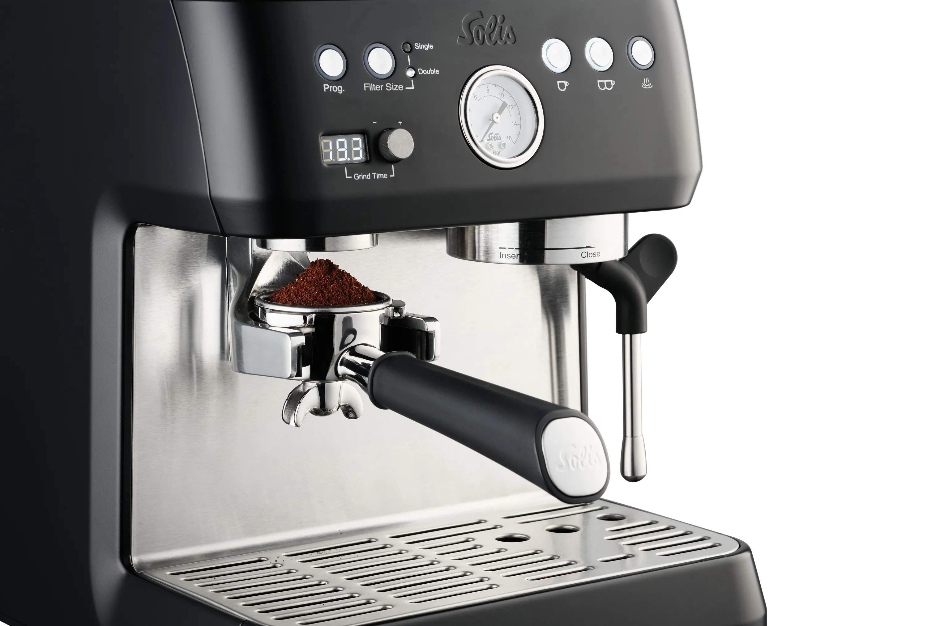 Solis Espressomaskiner Grind & Infuse Espressomaskine i Sort, 2