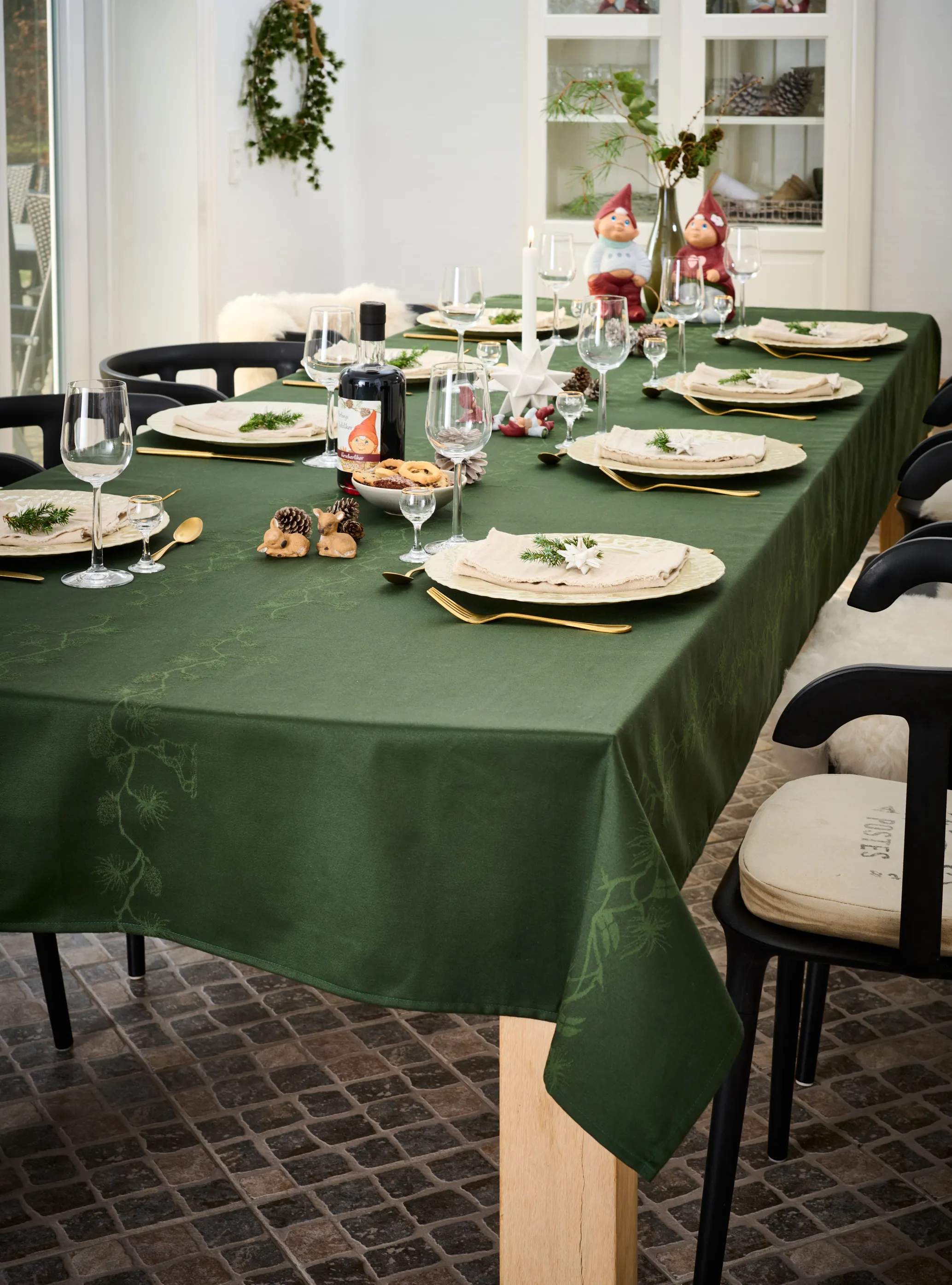 Klarborg Duge Jaquard Dug - Julehygge i 220 cm, 4
