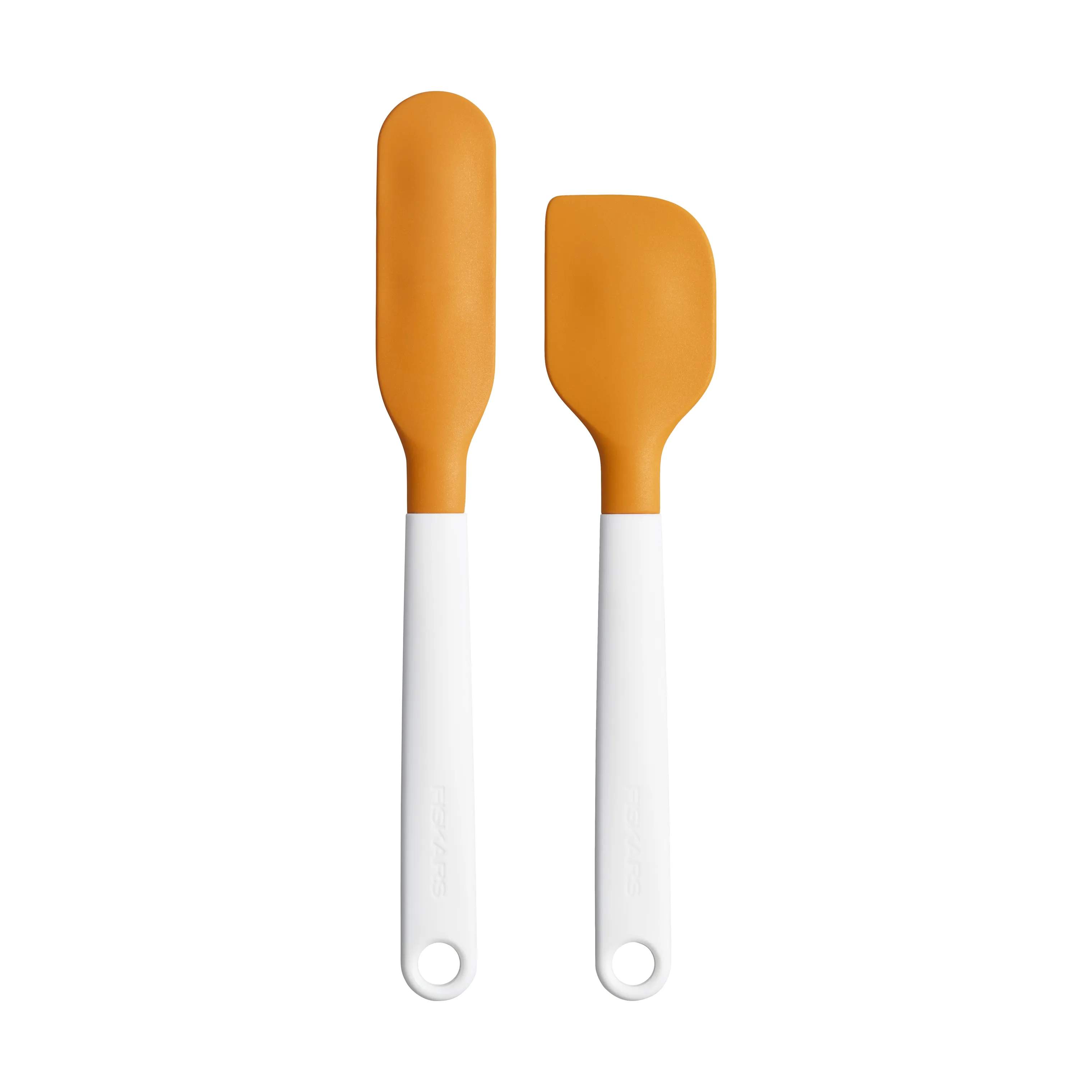 Fiskars Bageredskaber Functional Form Spatel og Dejskraber - 2 dele i Hvid/Orange, 1