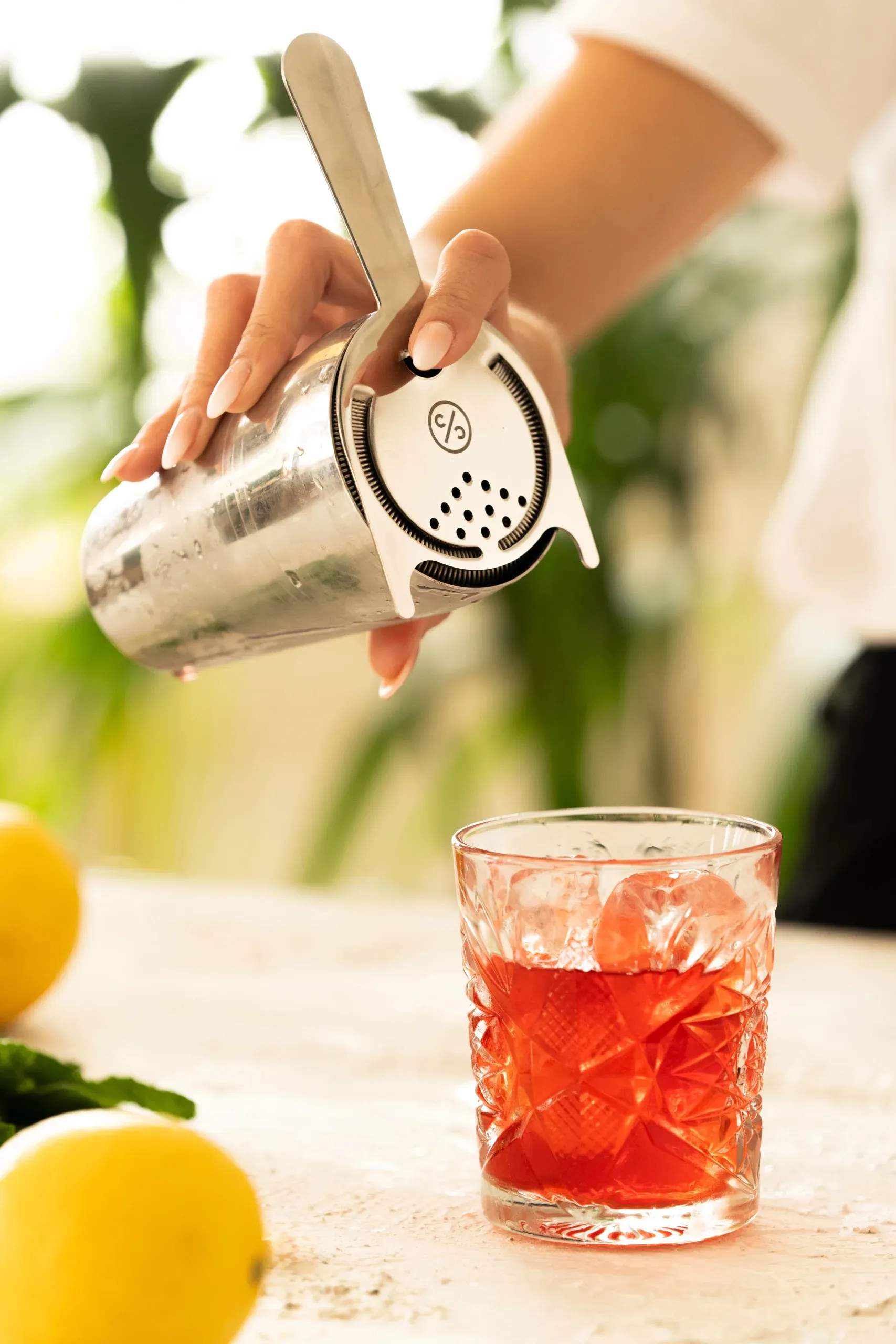 Cocktail Club Øvrigt bartilbehør Hawthorne Strainer i stål, 3