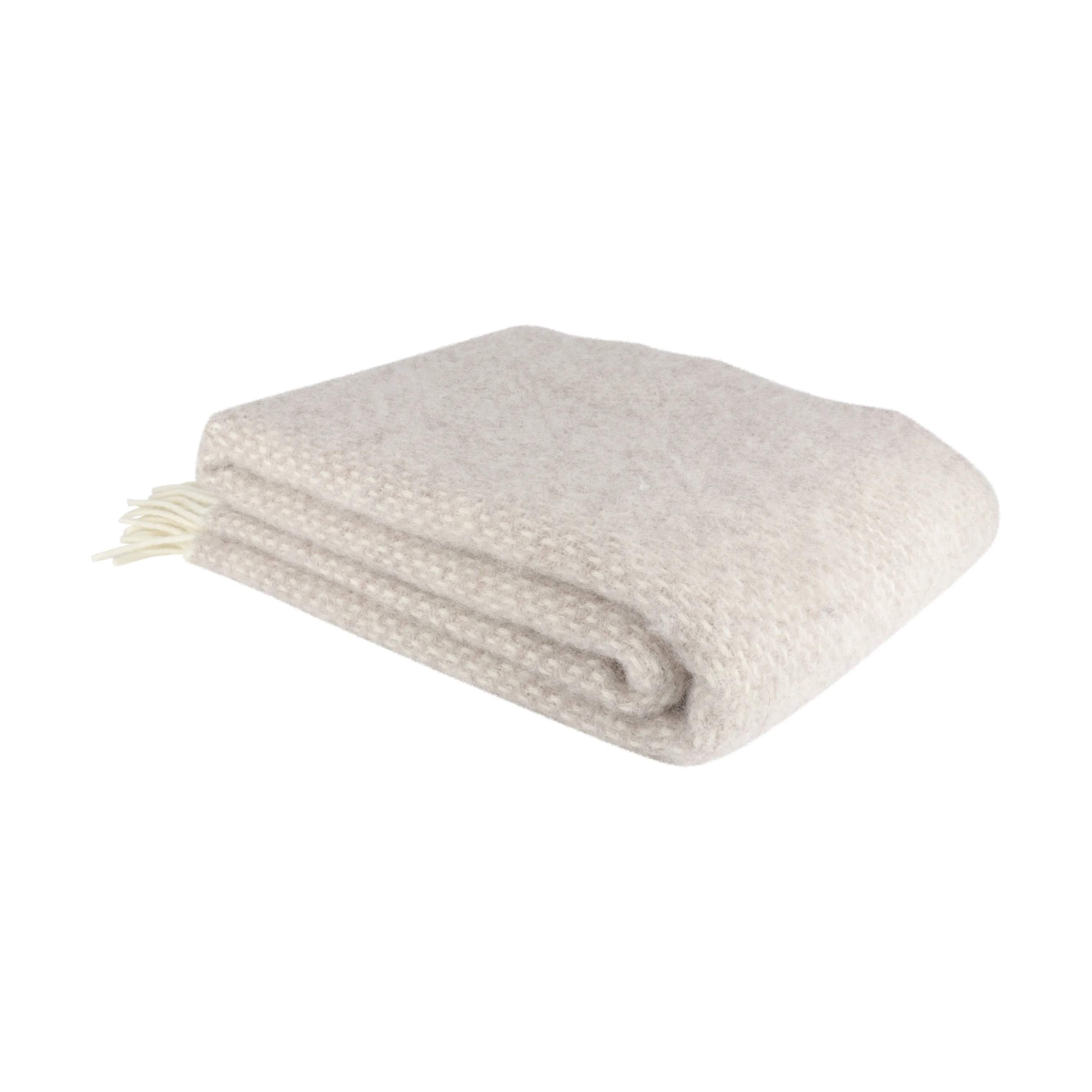 Rosenhills Væveri Plaider Clare Plaid i Beige, 1