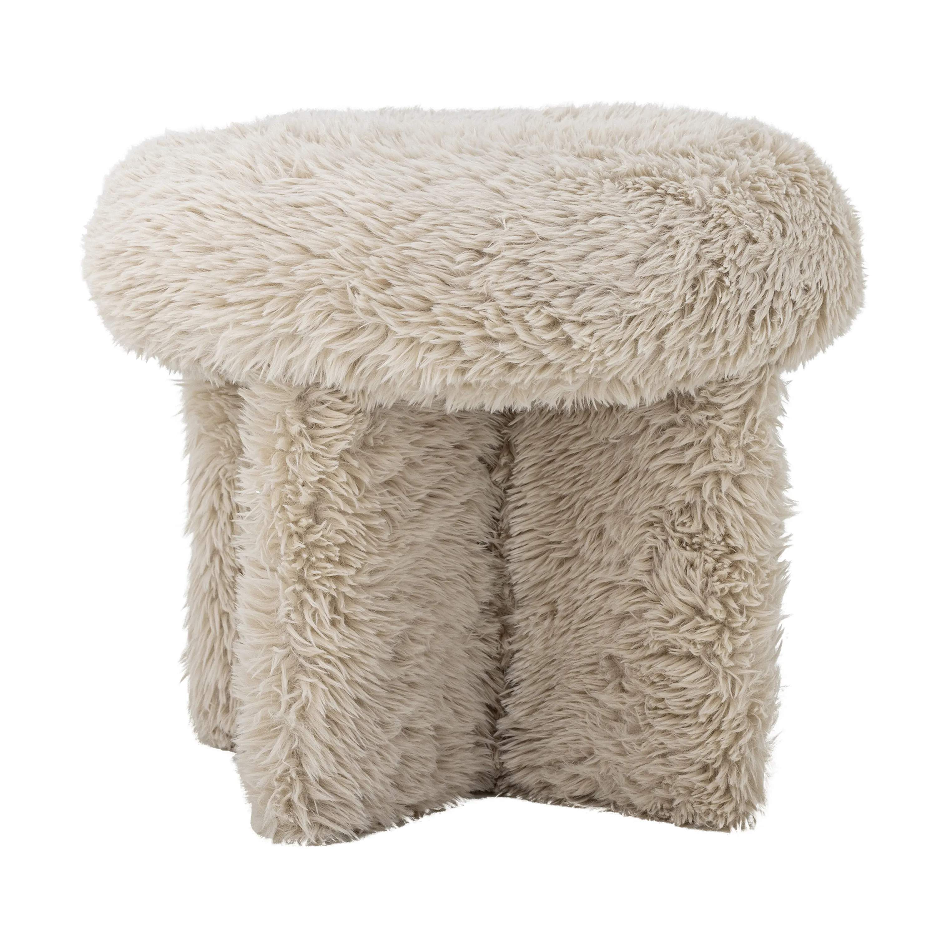 Bloomingville Puffer Frikka Puf i Beige, 1