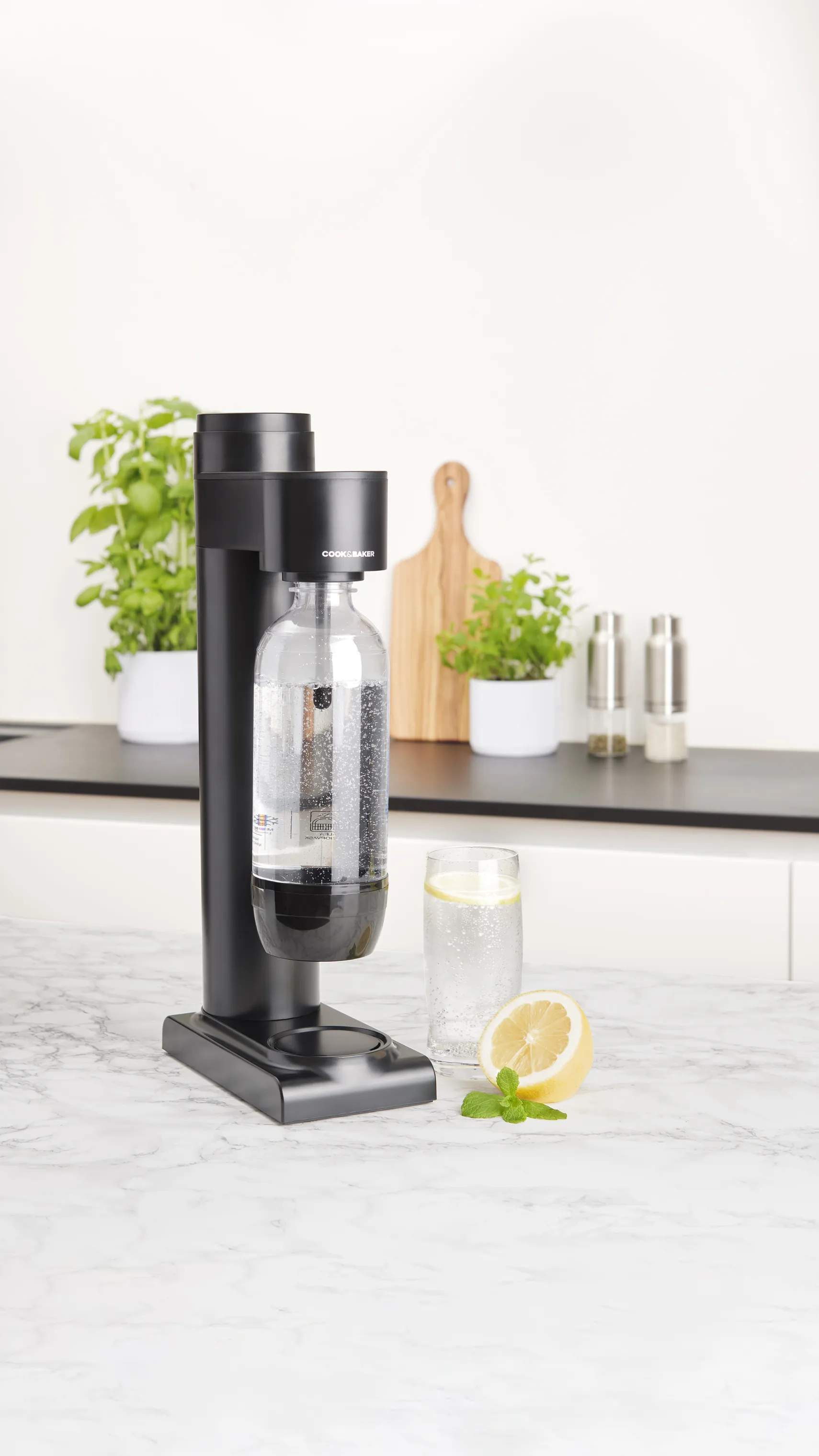 Cook & Baker Sodavandsmaskiner Sodavandsmaskine i sort, 2