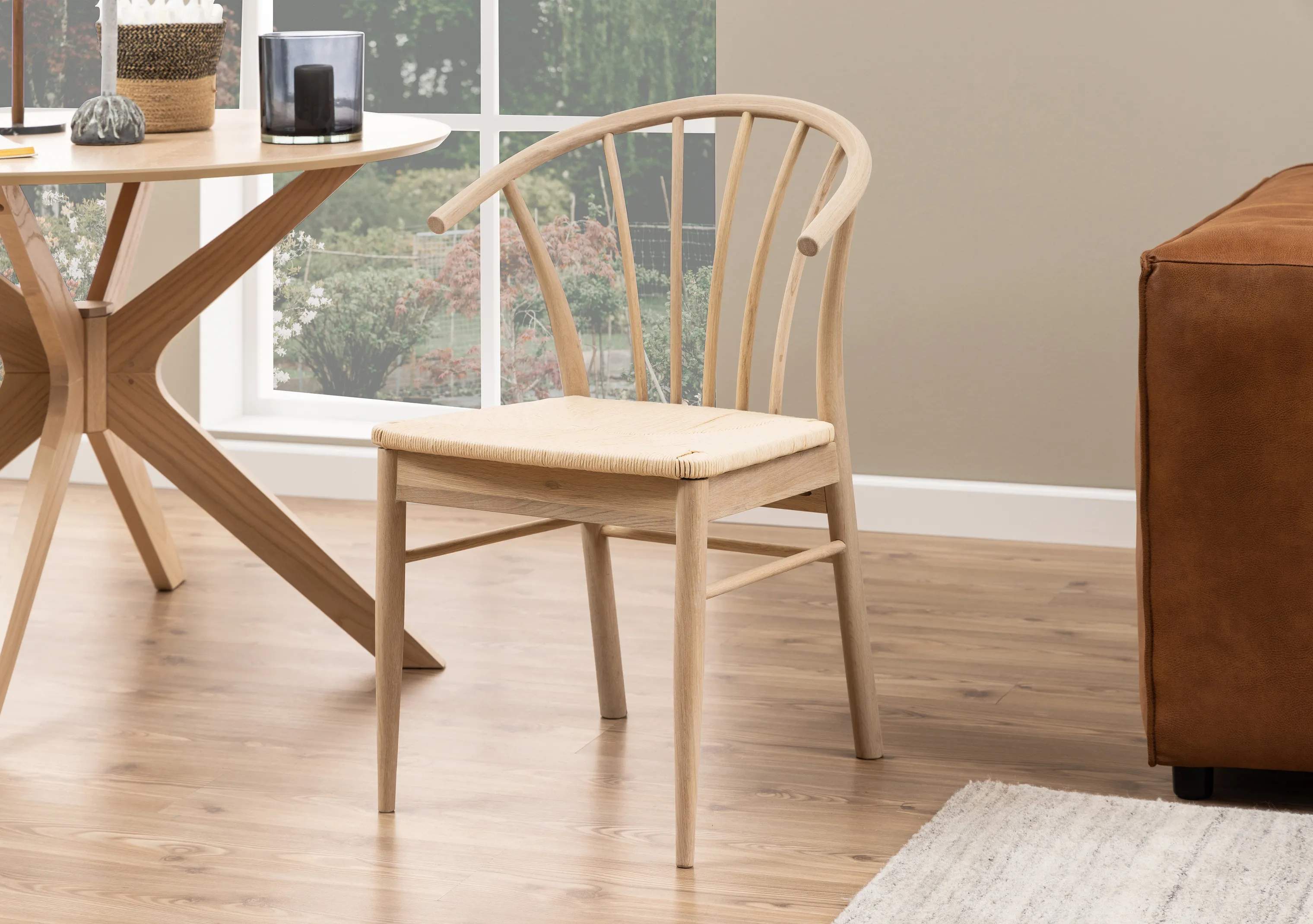 CASA Living Spisebordsstole Cassandra Spisebordsstol - 2 stk. i off white/hvid, 3