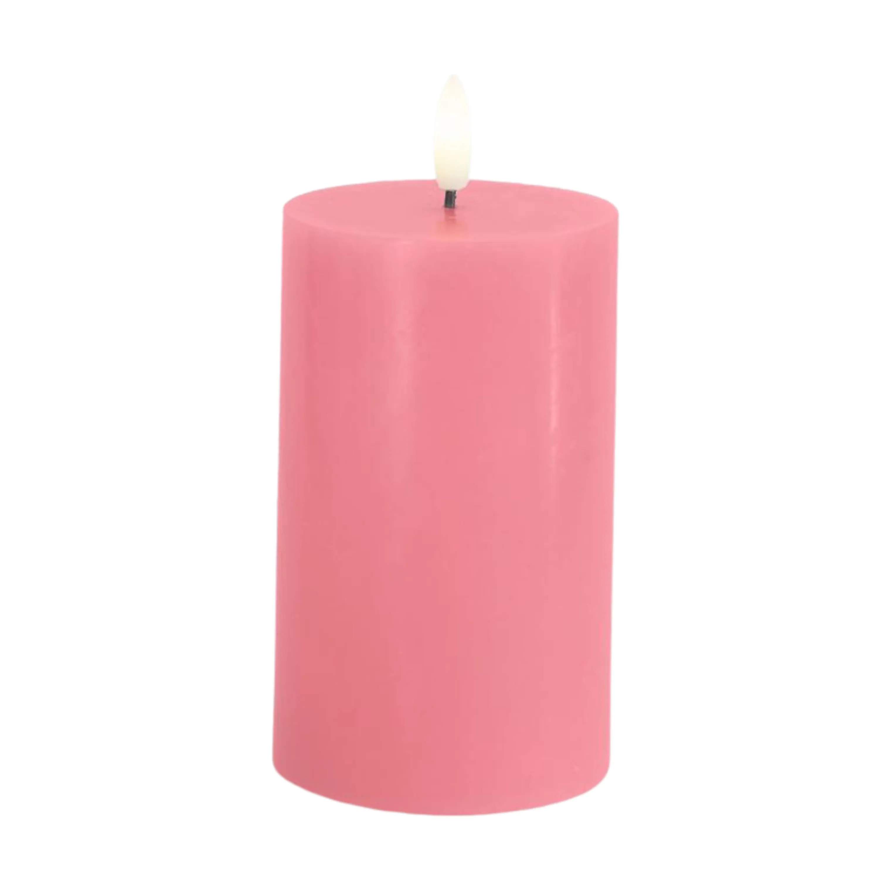 Sirius LED-lys Sille LED Bloklys i Old Rose, H12,5 x Ø7,5 cm, 1