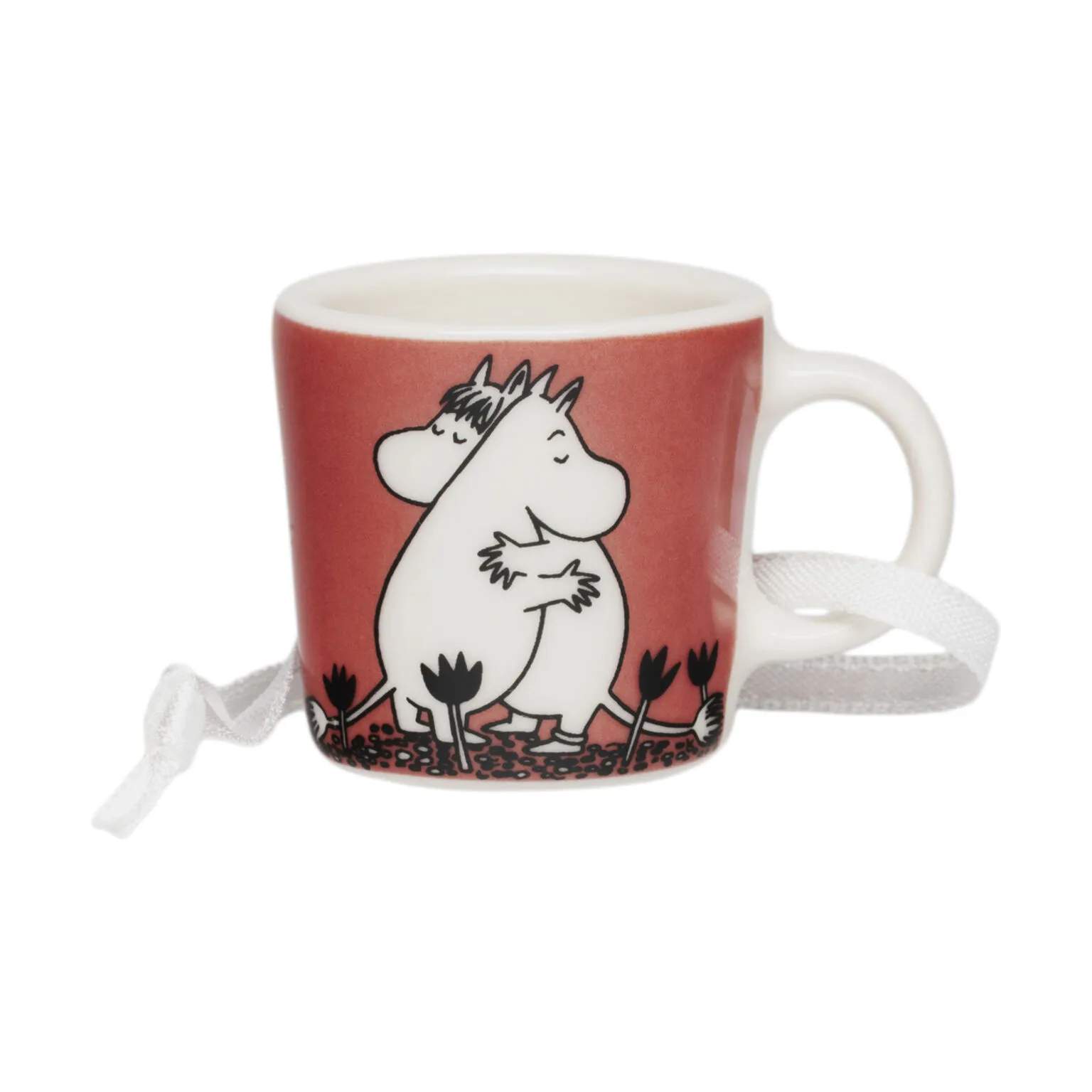 Moomin Arabia Krus og kopper med hank Klassisk Minikrus - Kærlighed i Rød, 1