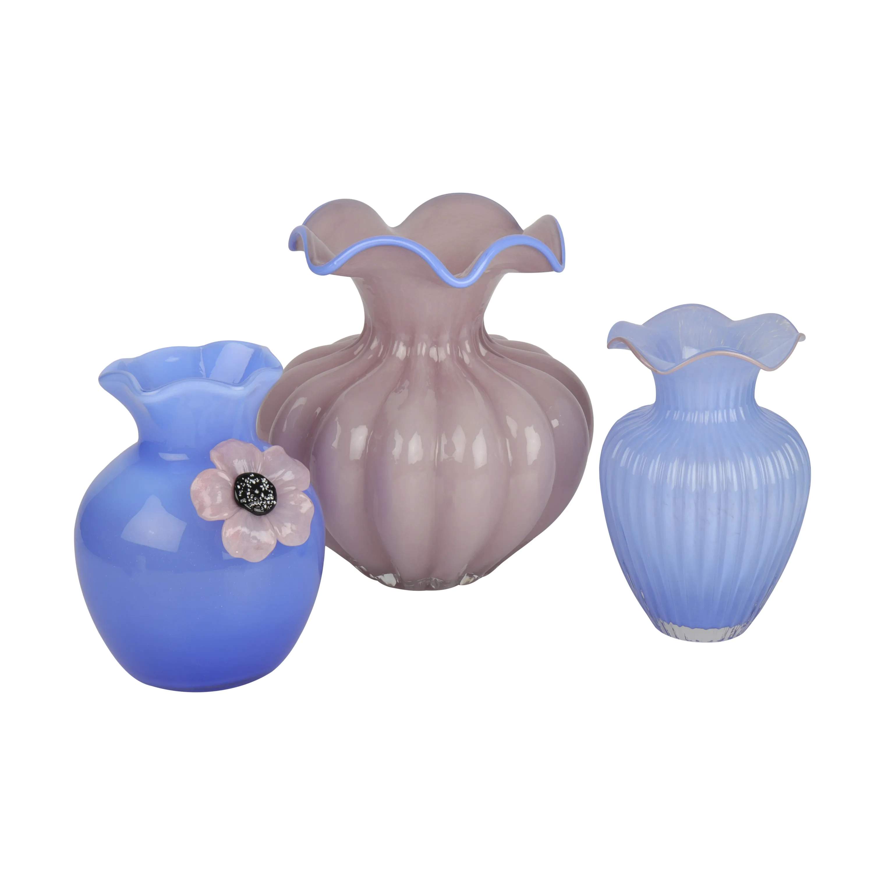 CASA Living Vaser Vase i Blå/rosa, 4