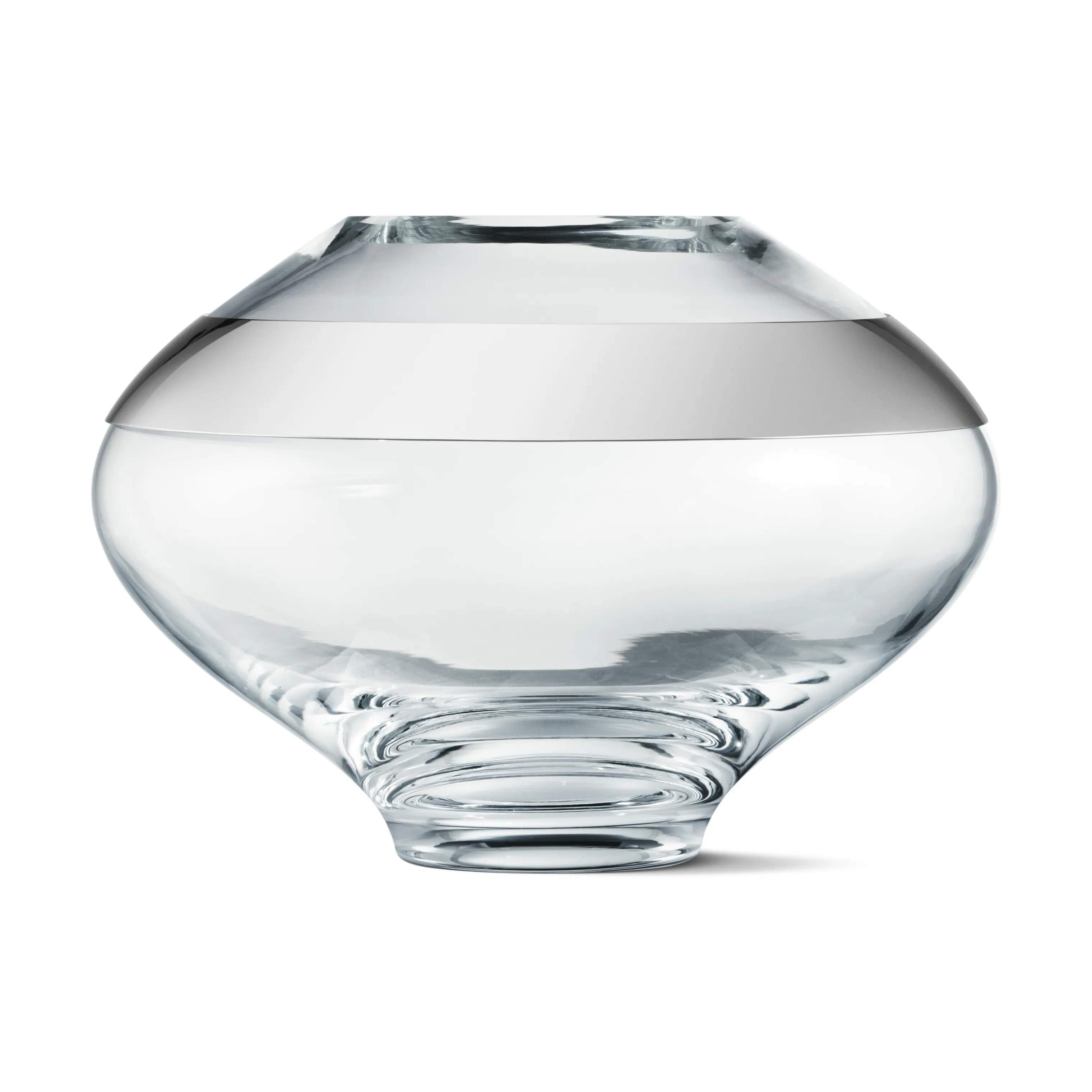 Duo Rund Vase - Medium, glas, large