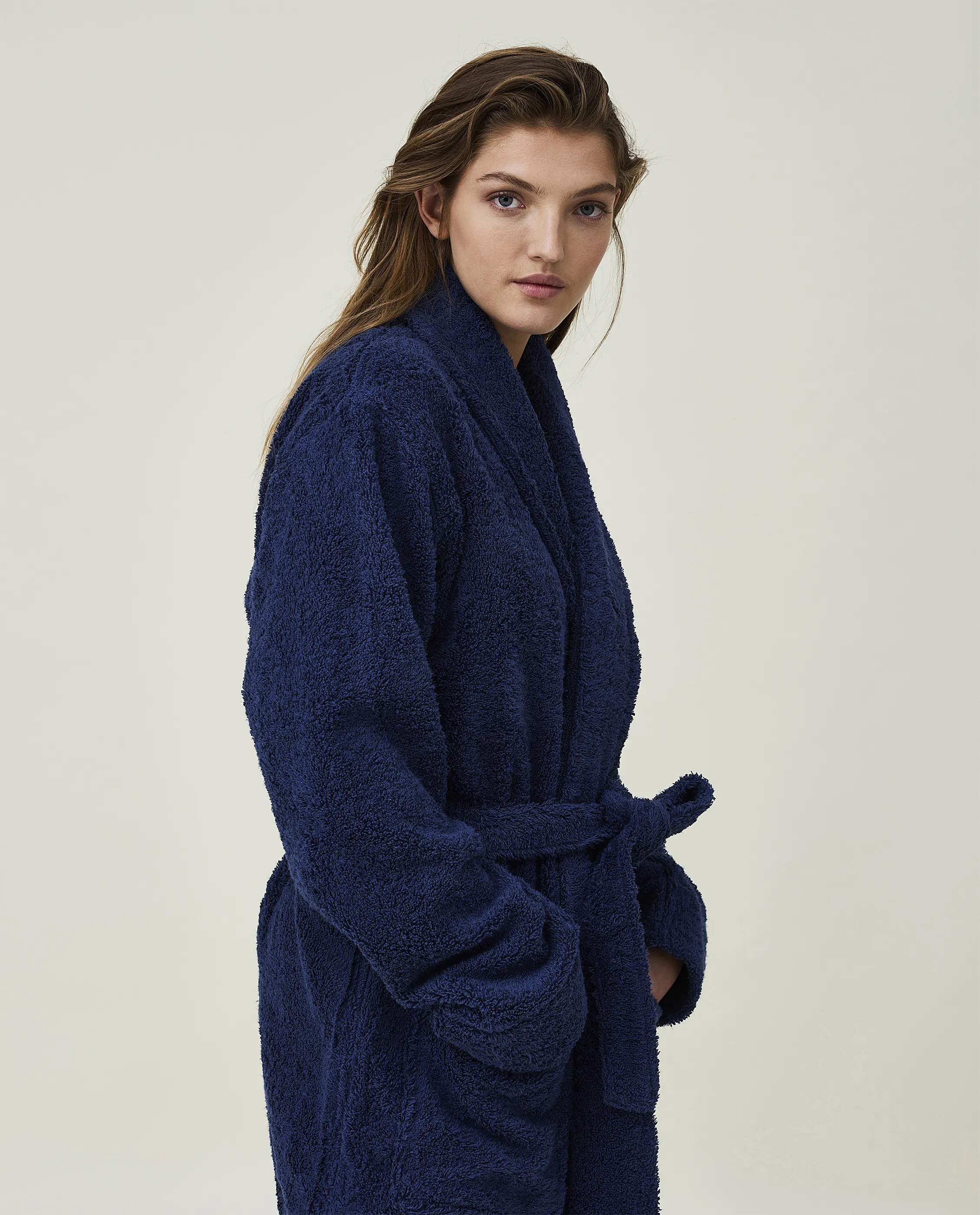 Lexington Morgenkåber Icons Original Badekåbe i True Navy, M, 3