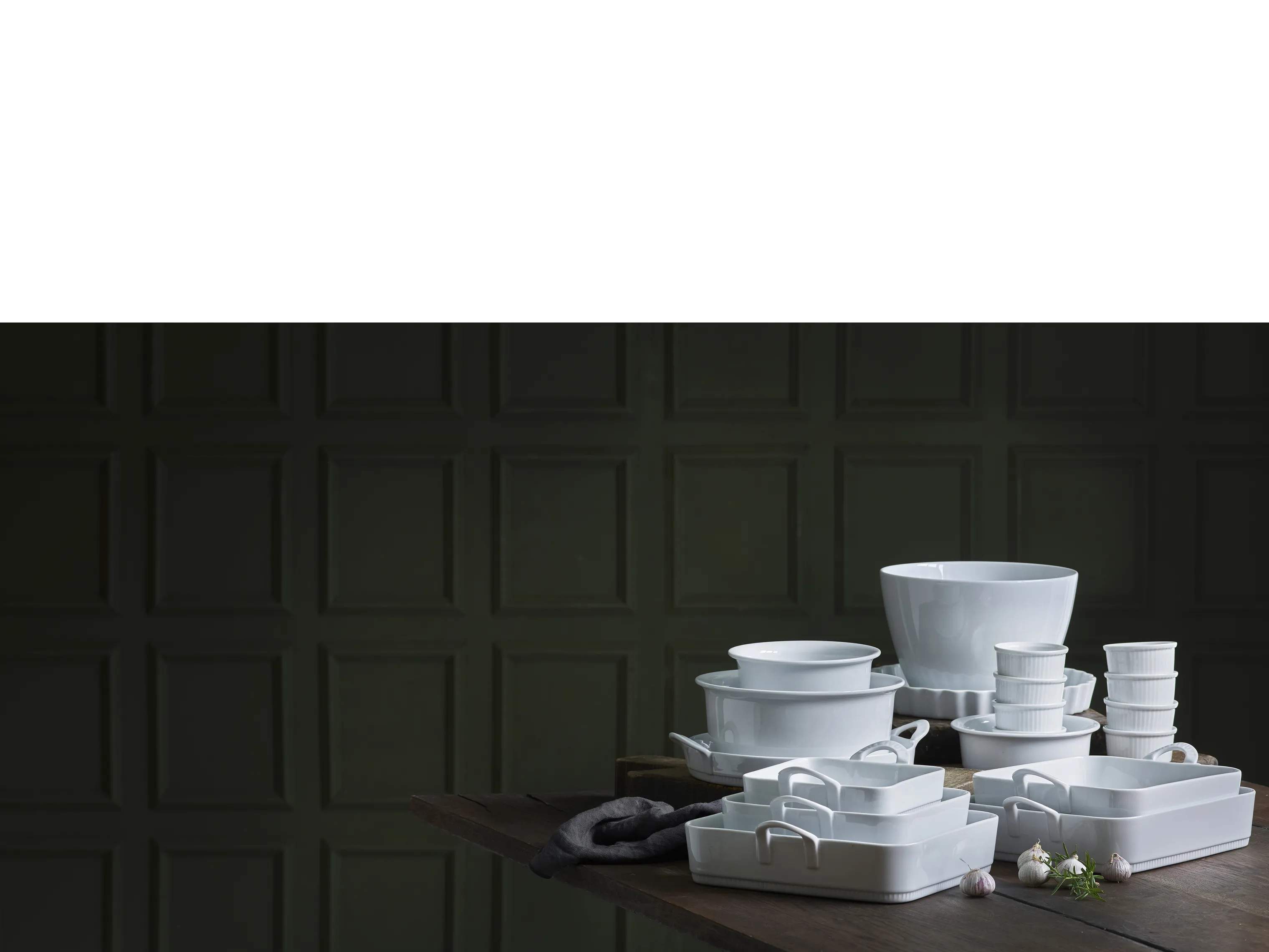 Pillivuyt Ramekiner Ramekin Lav Nr. 1 i hvid, H4 x Ø9 cm, 2