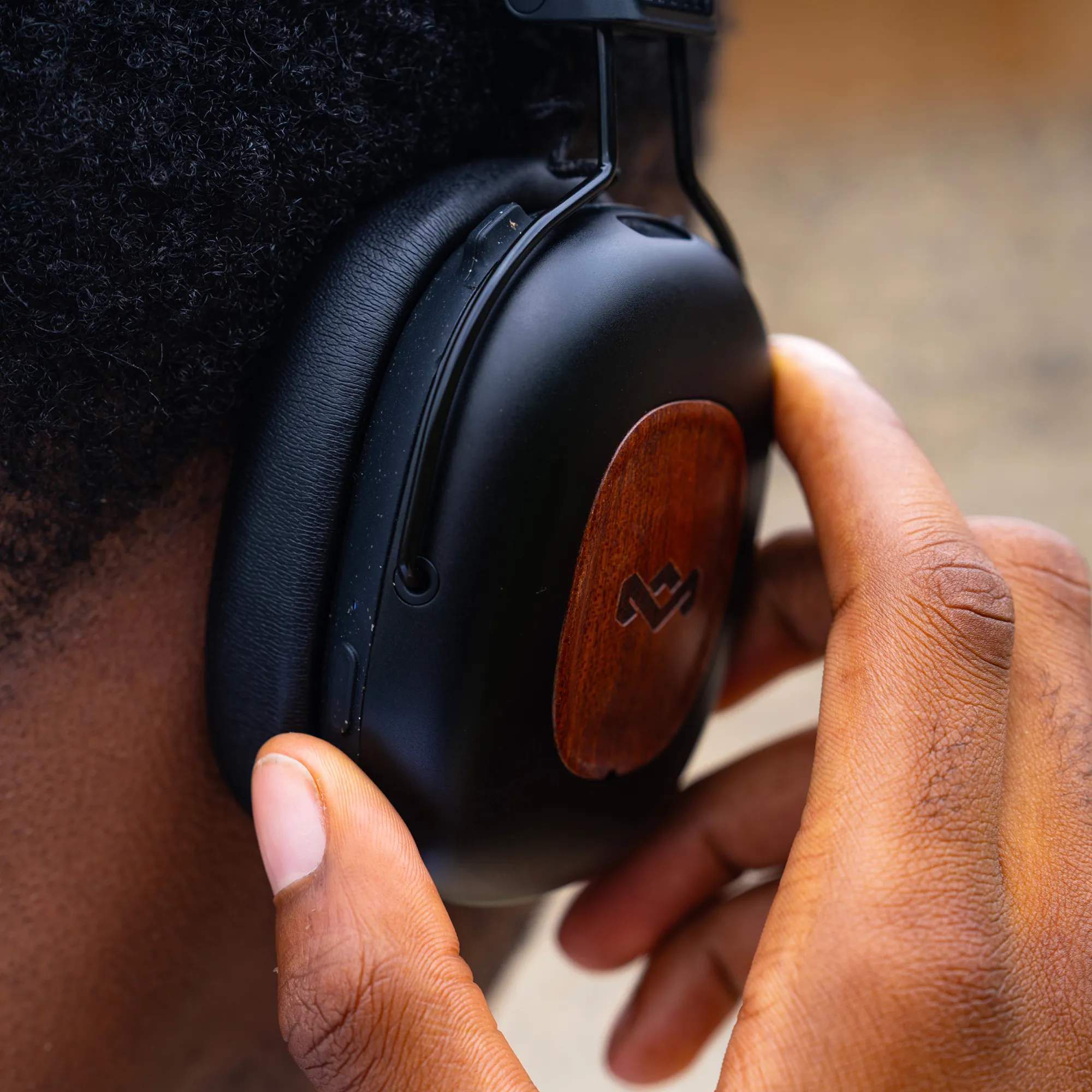 Marley Hovedtelefoner Positive Vibration Høretelefoner i Signature Black, 3