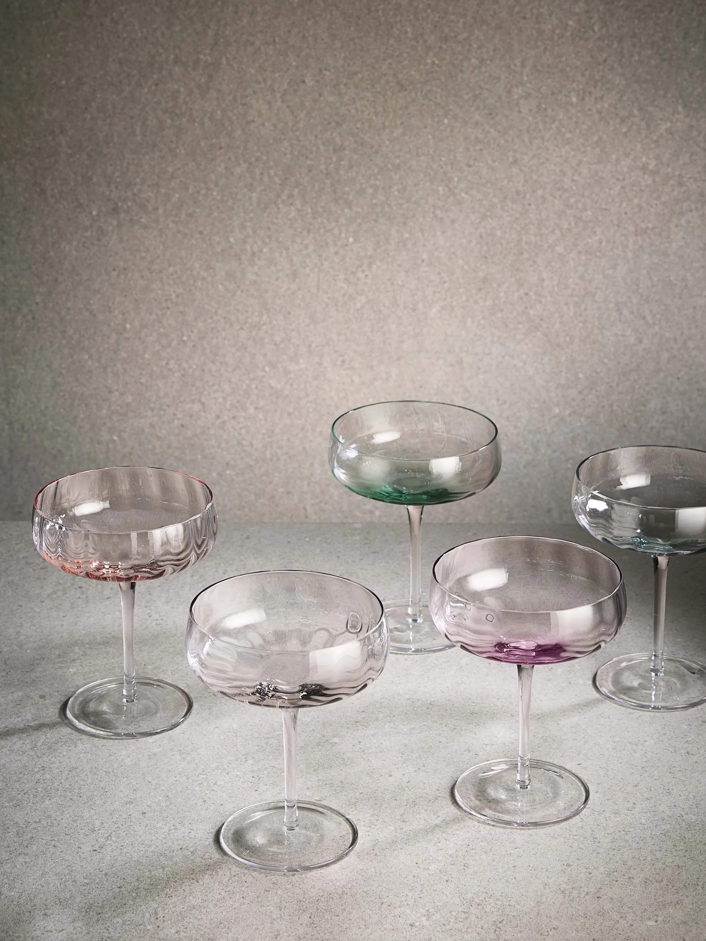SØHOLM Champagneglas Sonja Champagneglas i Green, 3