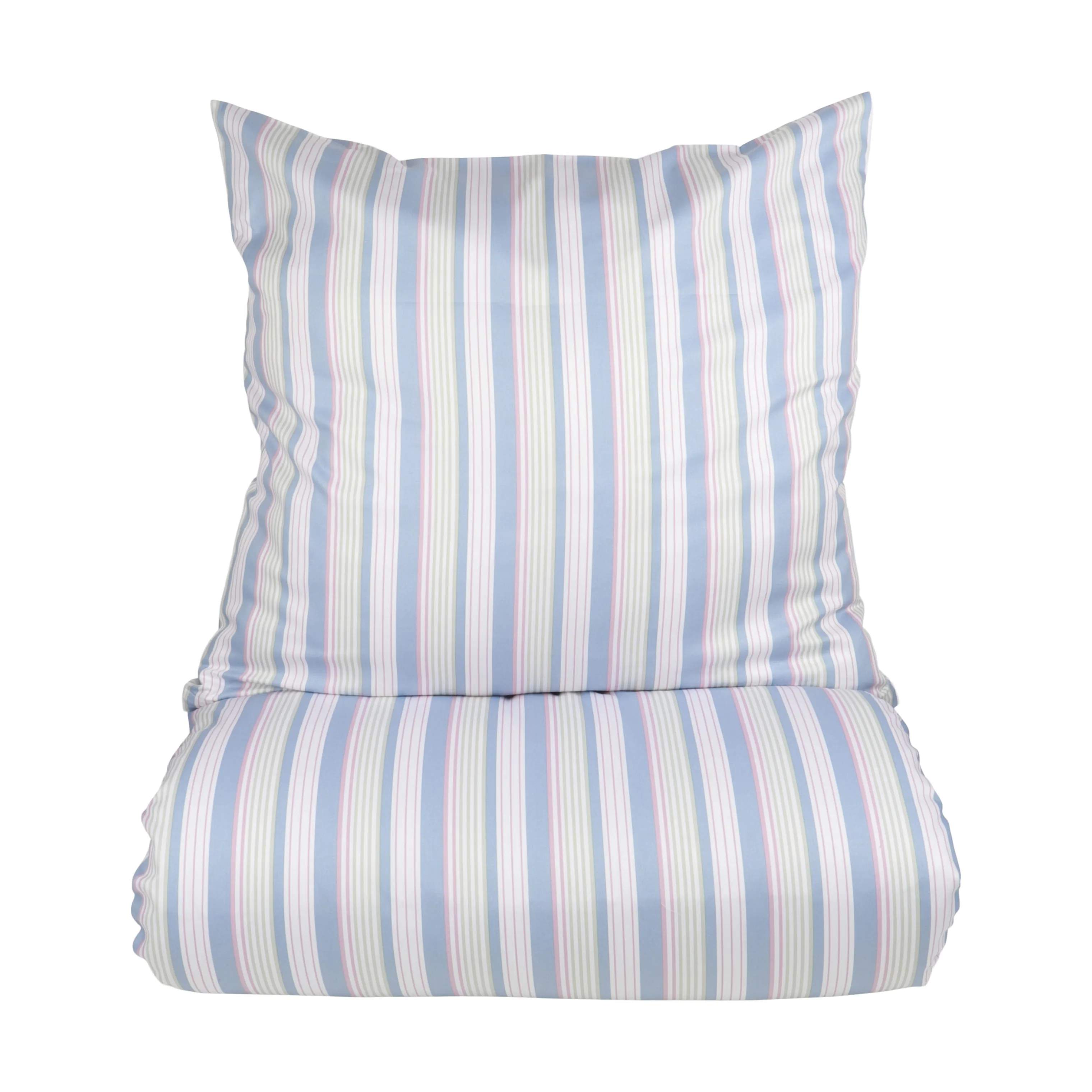 CASA Living Sengetøj Sengetøj i Blå/rosa/grøn, B140 x L220 cm, 1