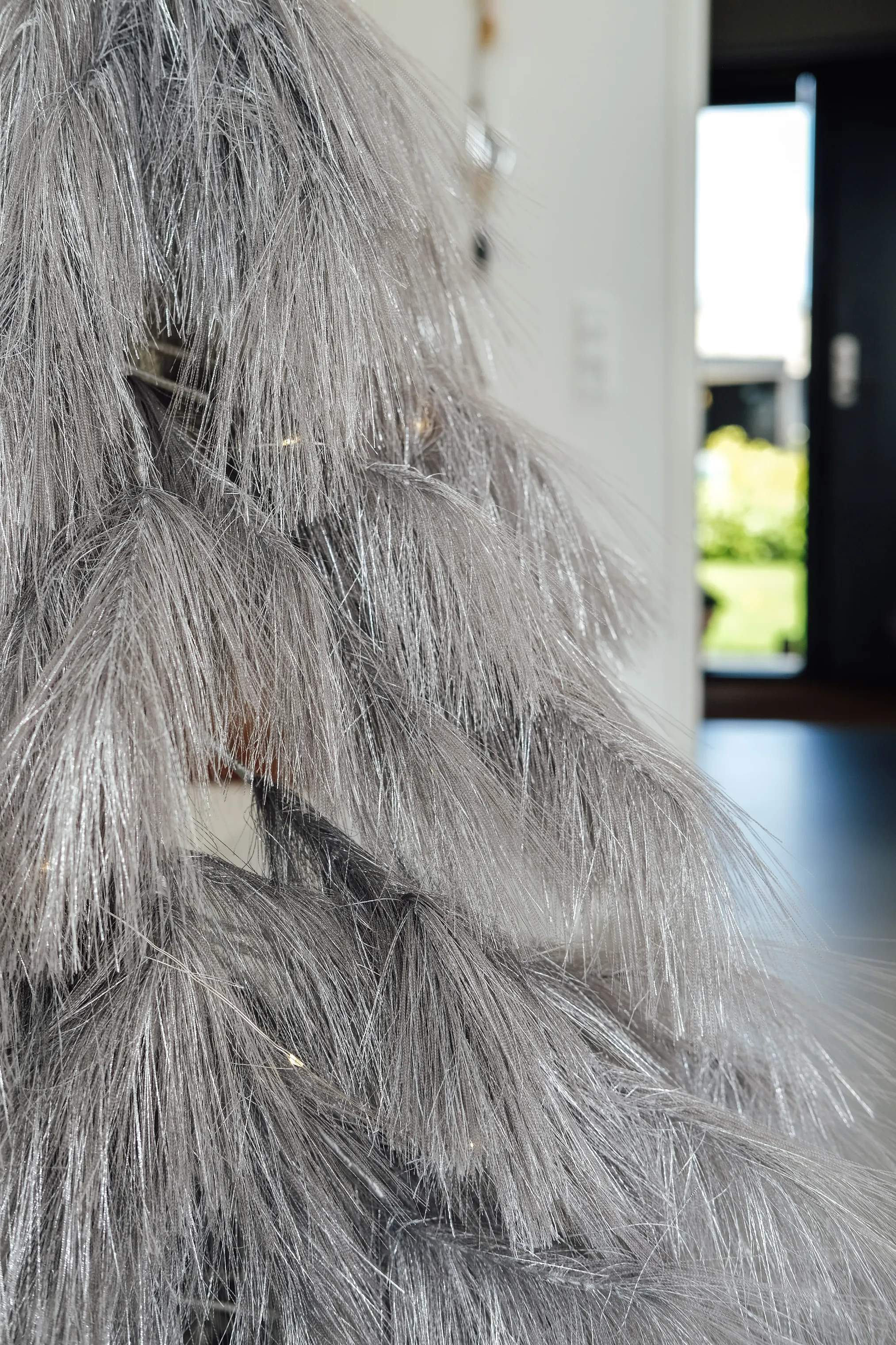 Casa Christmas Juletræer Pampas Juletræ i Lysegrå, H155 x Ø95 cm, 2