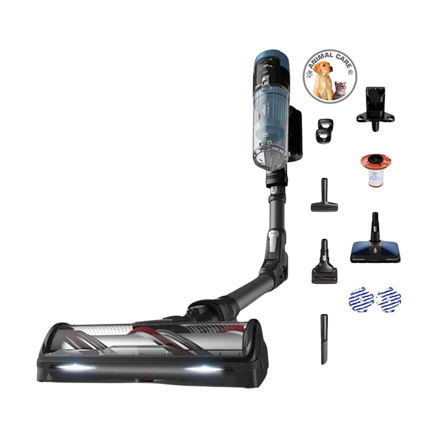 Tefal Støvsugere X-Force 14.80 Flex Animal Aqua Støvsuger i Sort / lysblå, 1
