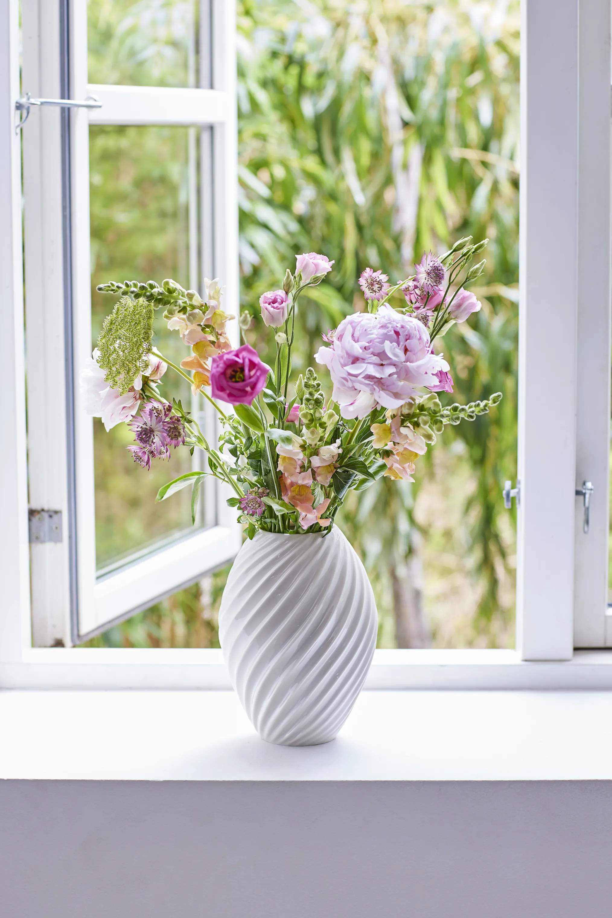 Morsø Vaser River Vase i Hvid, 21 cm, 2