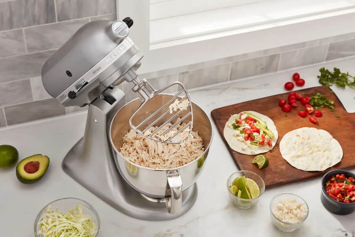 KitchenAid Tilbehør til røremaskiner Mørdejspisker i stål, 2