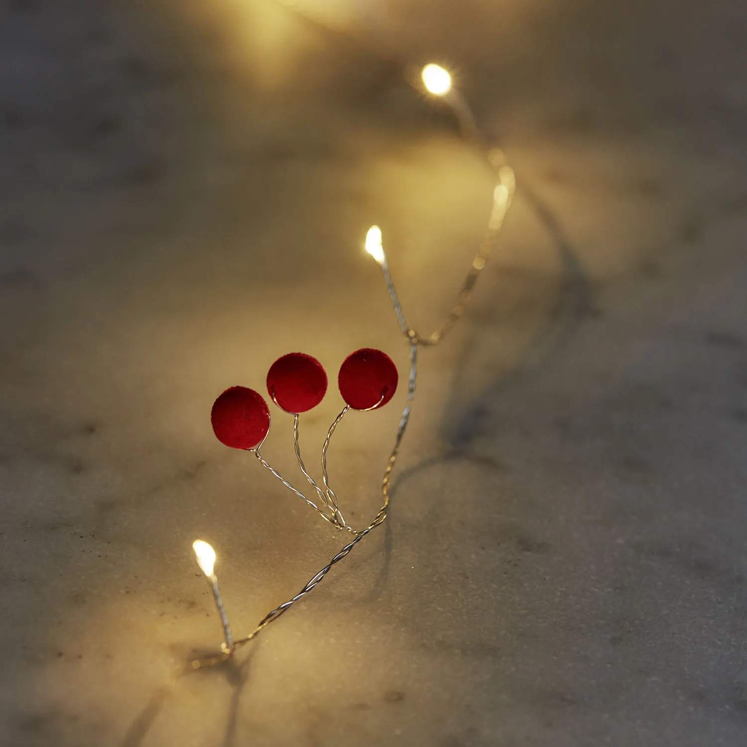 Sirius Lyskæder Dolly Lyskæde i Rød, 1