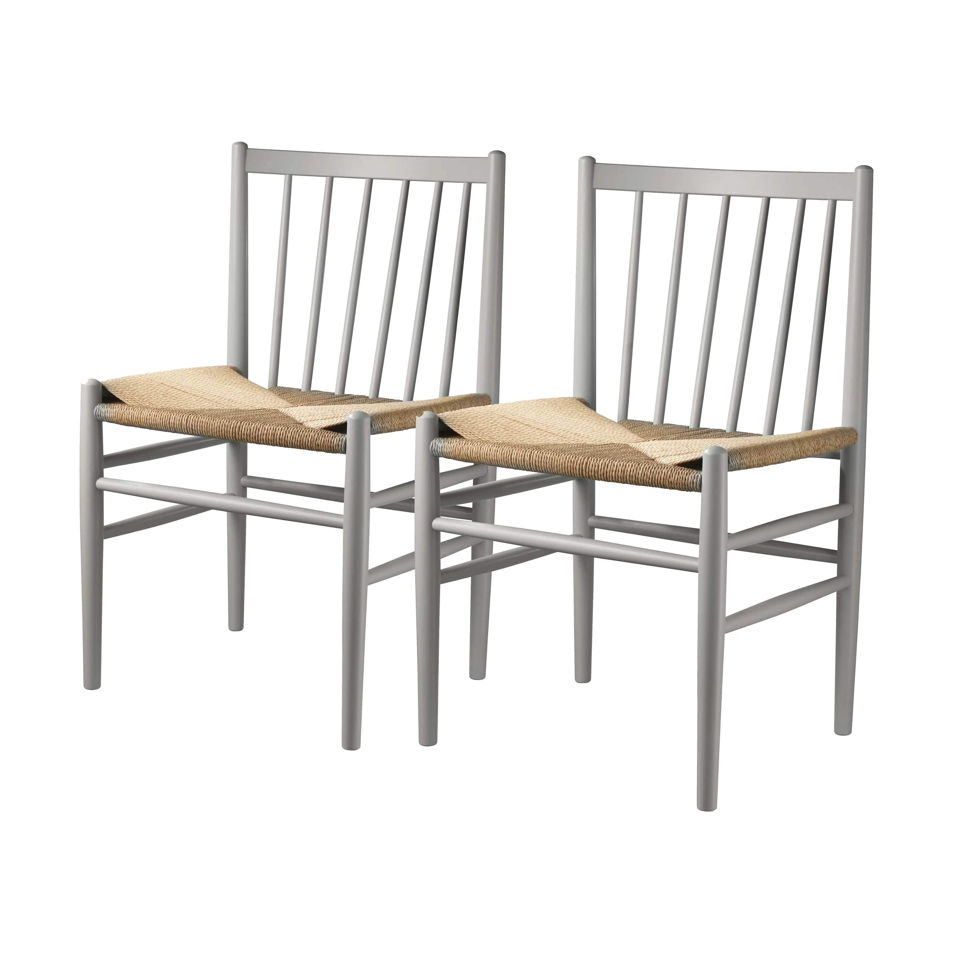 J80 Spisebordsstol - 2 stk, pure white (ral 9010), large