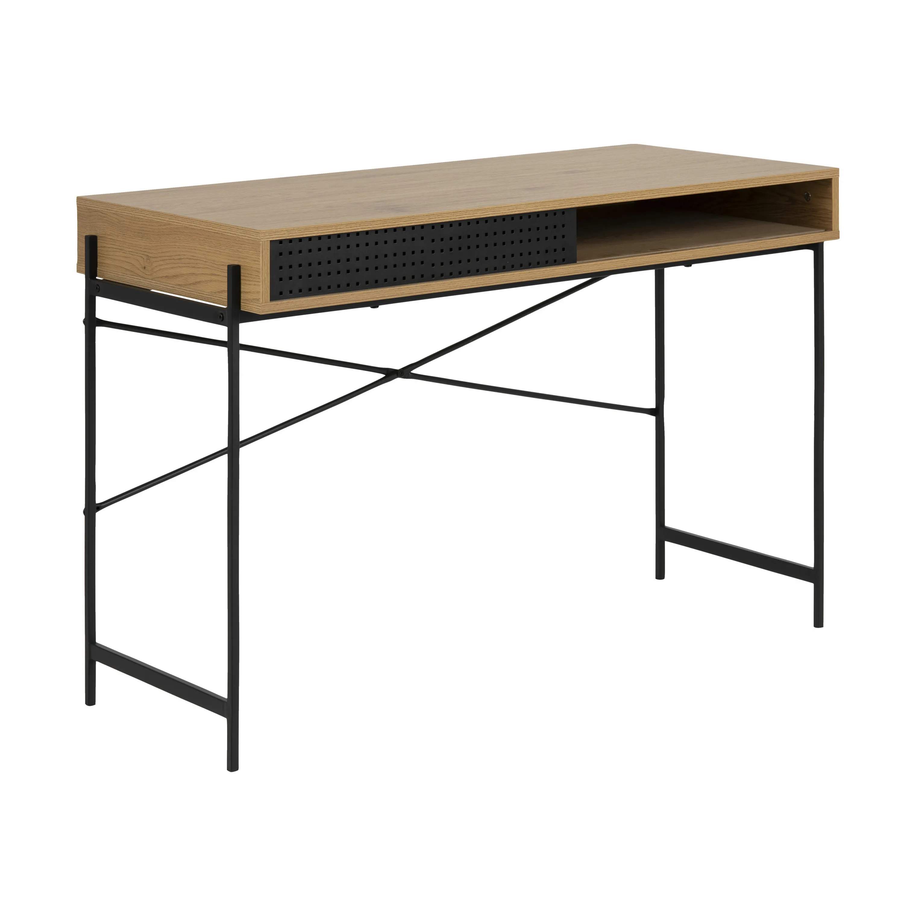 CASA Living Skriveborde Angus Skrivebord i natur/sort, 4