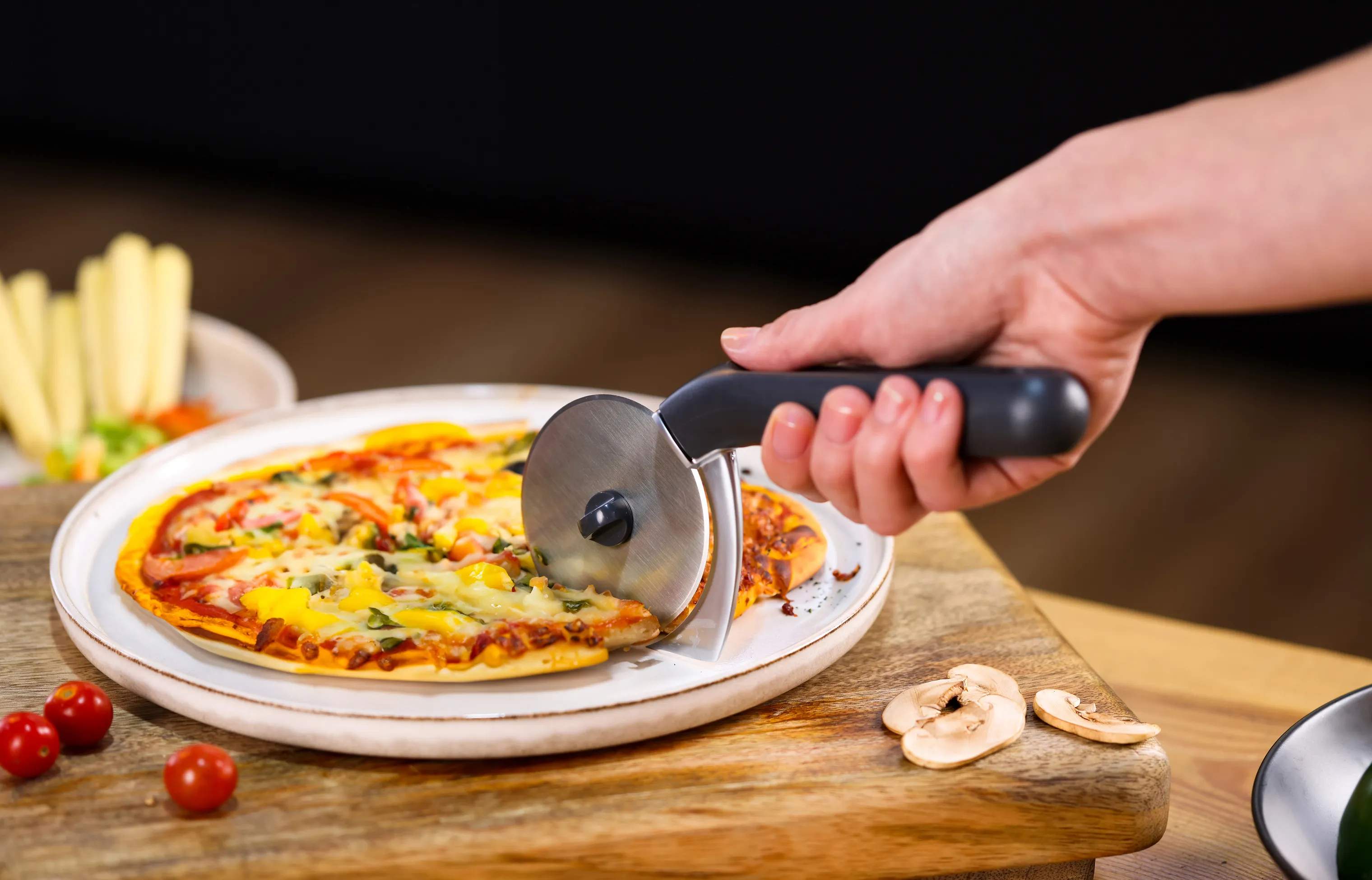 Zyliss Pizzaskærere Pizzaskærer i Beluga Grey, 3
