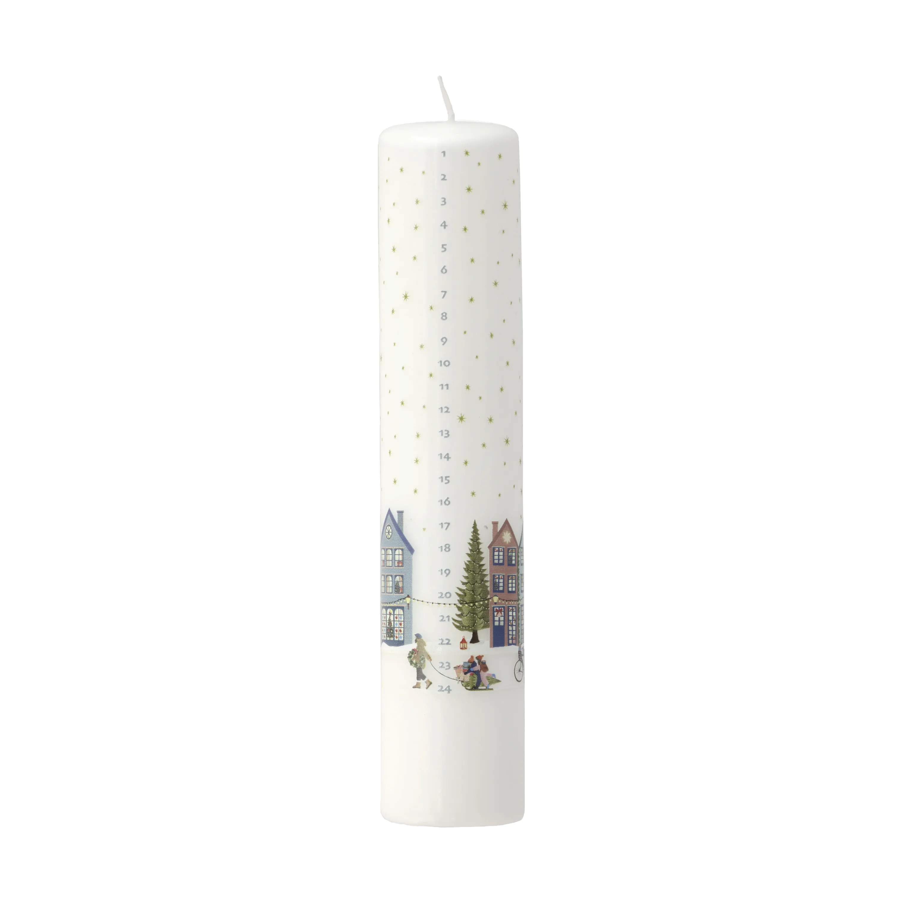 Pillivuyt Kalenderlys Vinter Kalenderlys i Hvid, 1