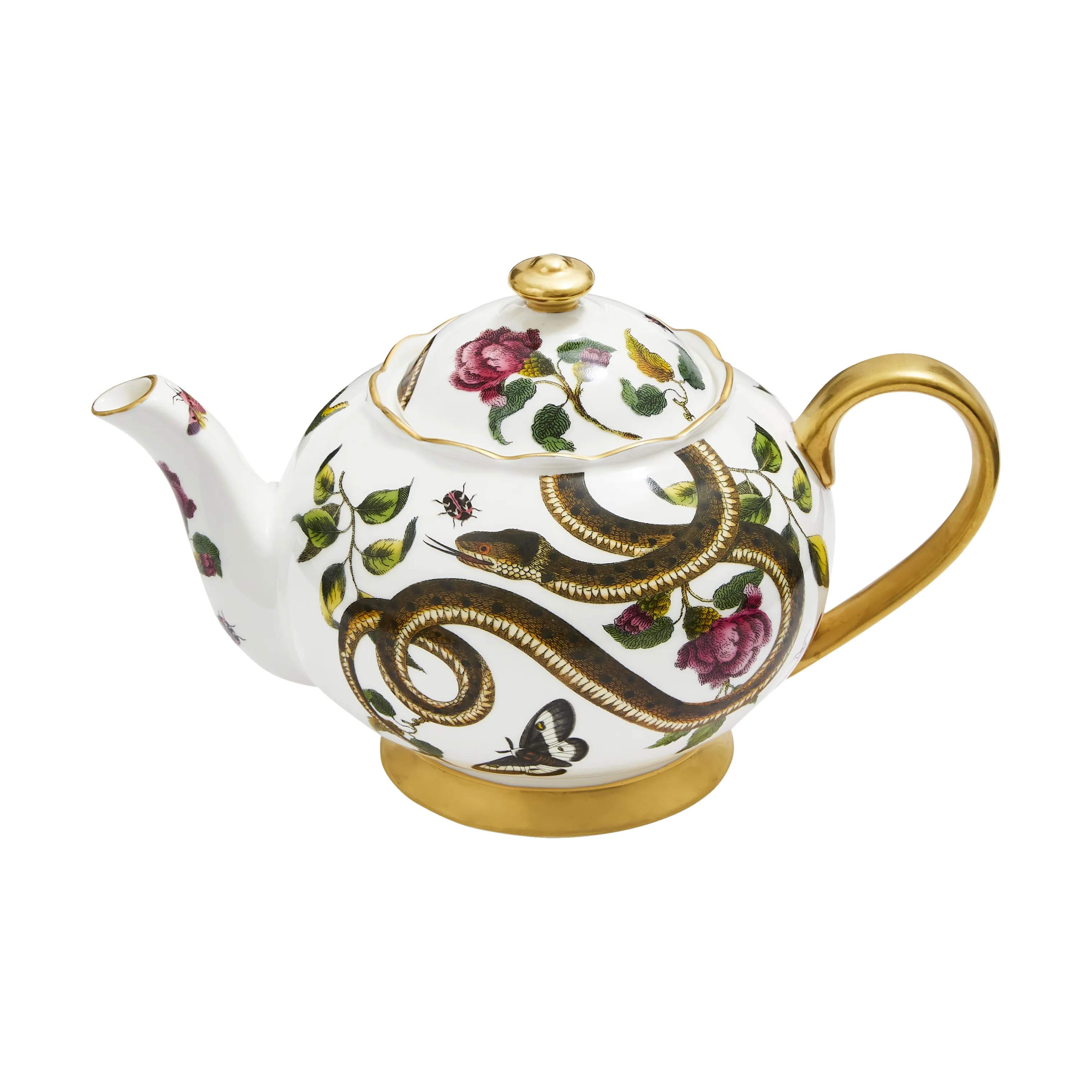 Spode Tekander Creatures Of Curiosity Tekande i Hvid/Lyserød/Grøn/guld, 1