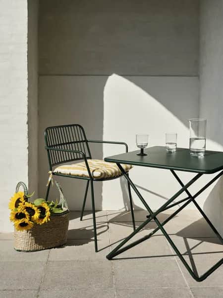Broste Copenhagen Caféstole Eden Lænestol i Forest Green, 3
