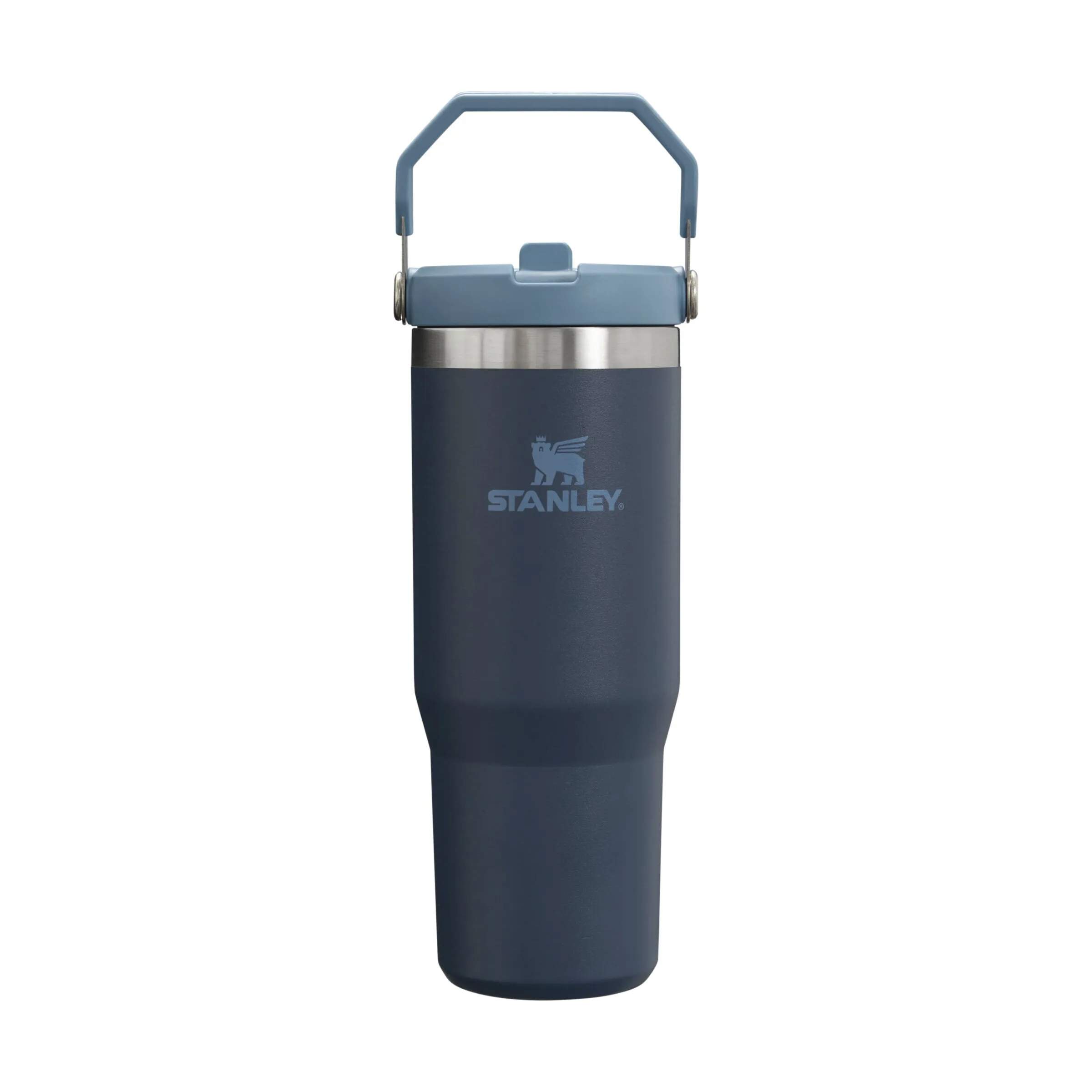 Iceflow Flip Straw Tumbler, navy, large