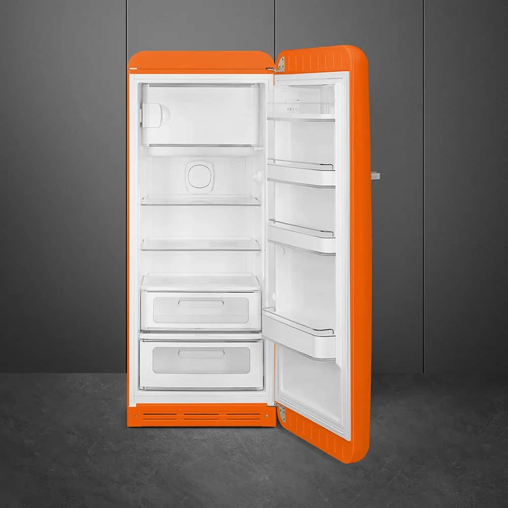 Smeg Køleskabe 50's Style Kølefryseskab i Orange, 2