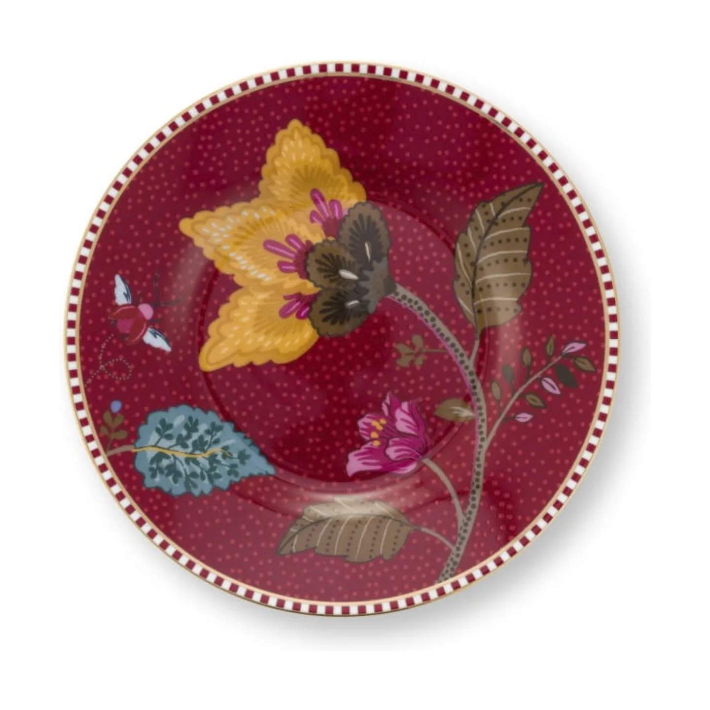 PIP Studio Serveringsfade Blooming Tales Petit four Fad i Rød, 1